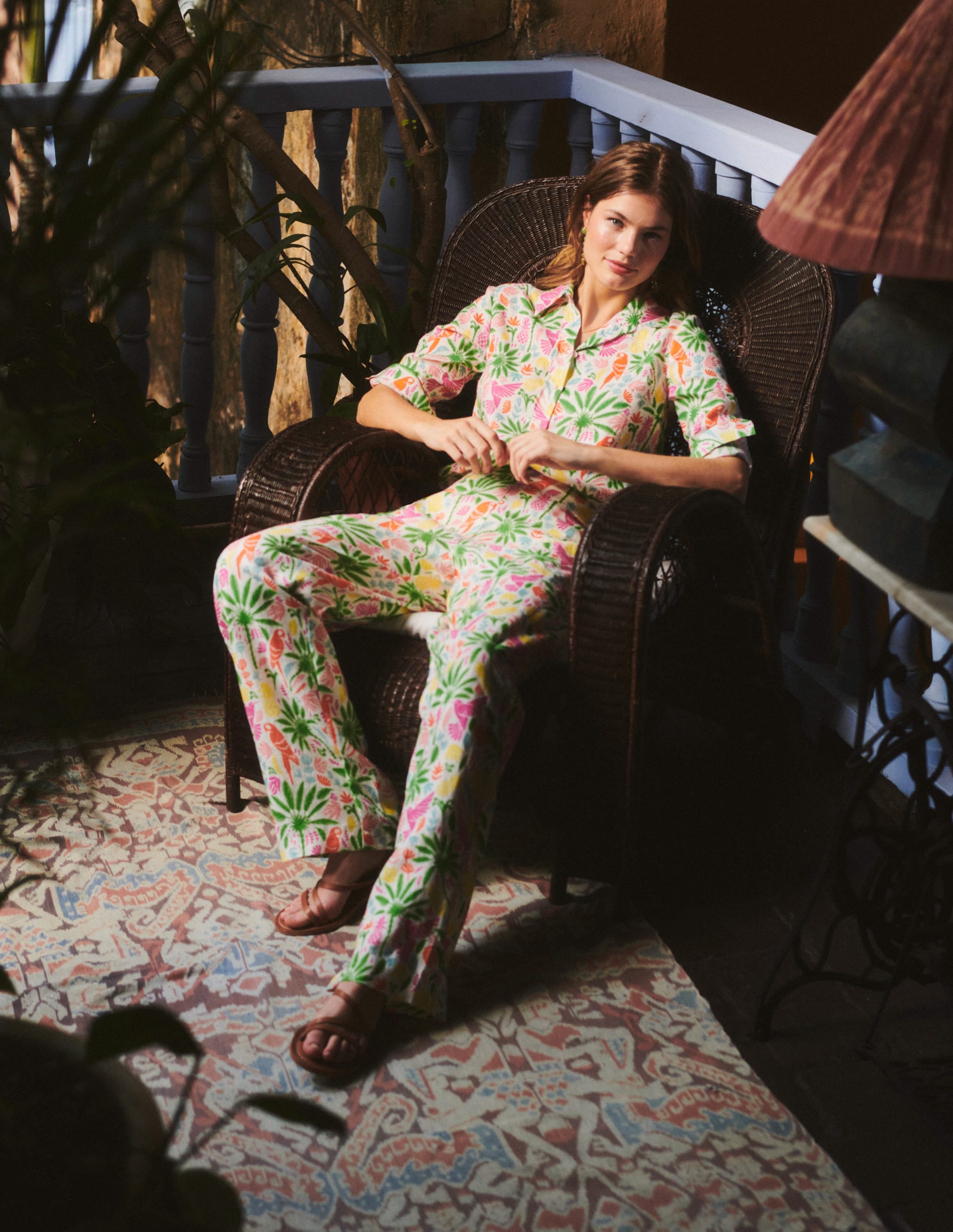 Hampstead Linen Pants-Multi, Tropical Paradise - Image 5