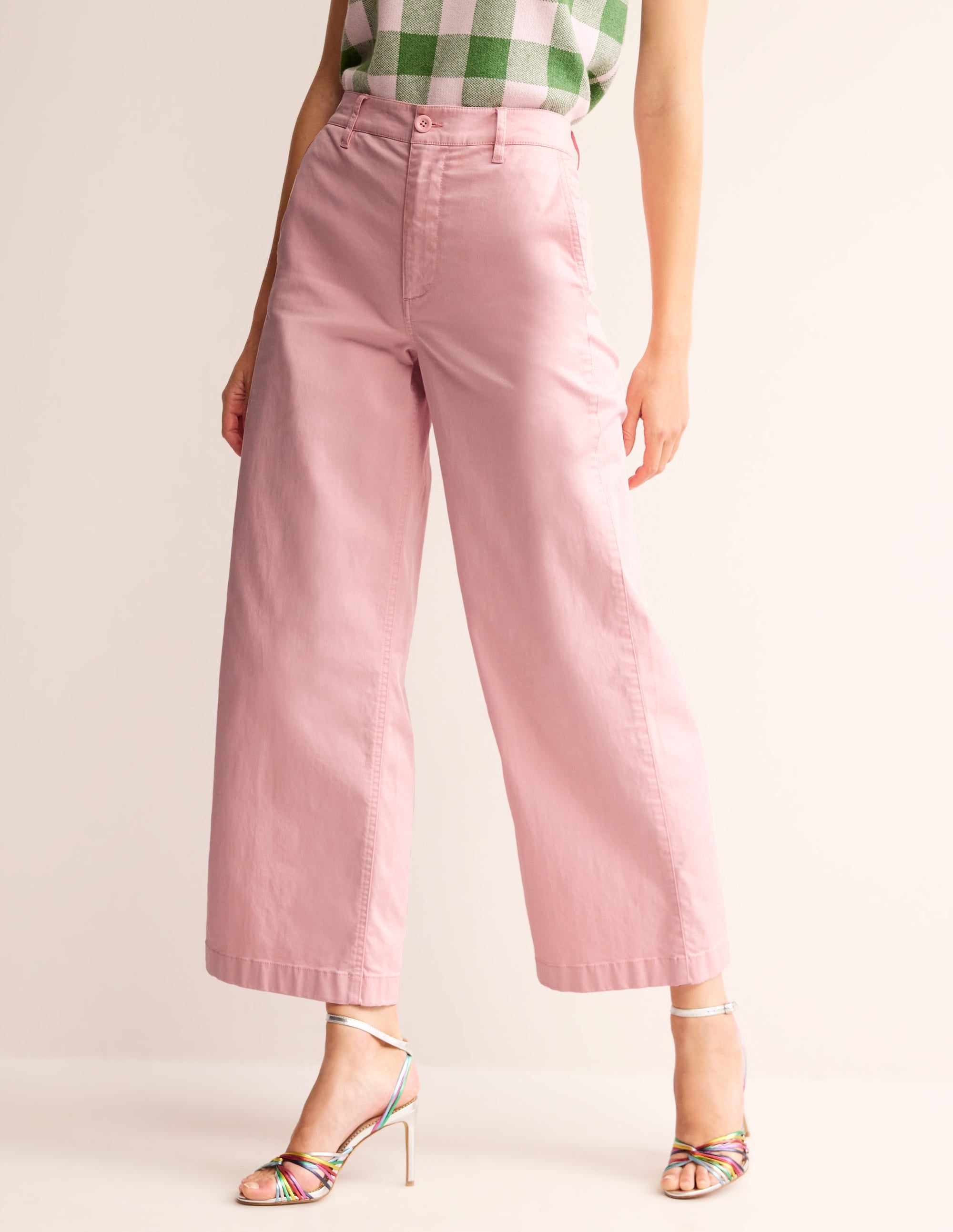 Barnsbury Crop Chino Pants-Blush - Image 4