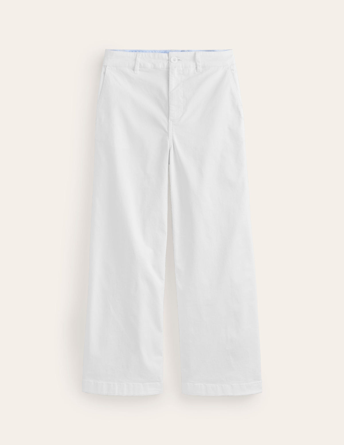 Barnsbury Crop Chino Pants-White - Image 6