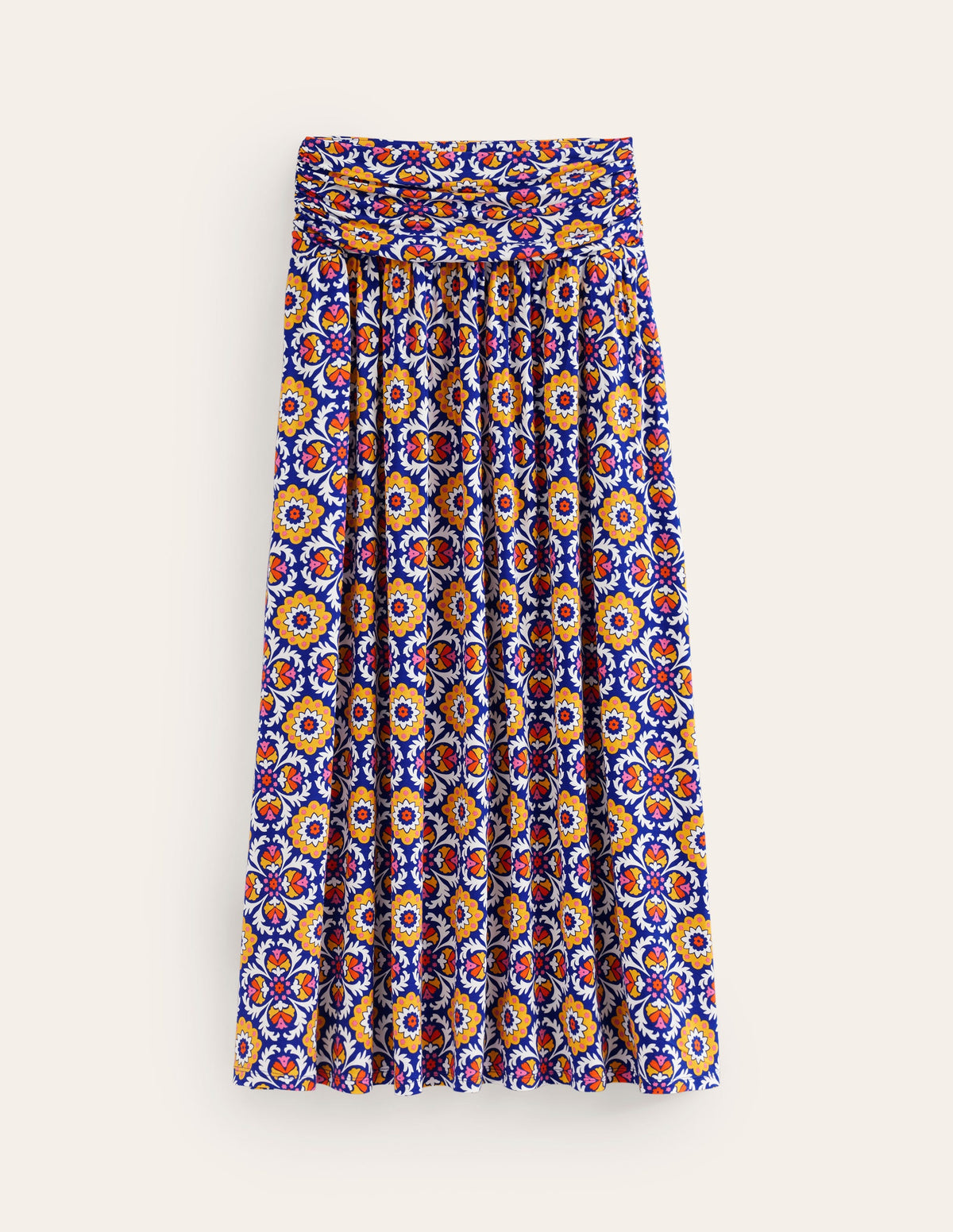 Rosaline Jersey Skirt-Multi, Mosaic Bloom-5
