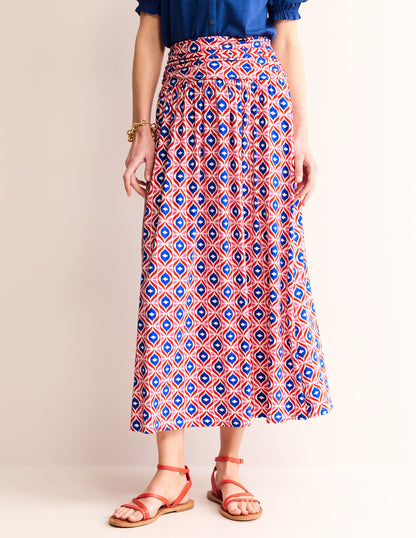 Rosaline Jersey Skirt-Rubicondo, Diamond Wave