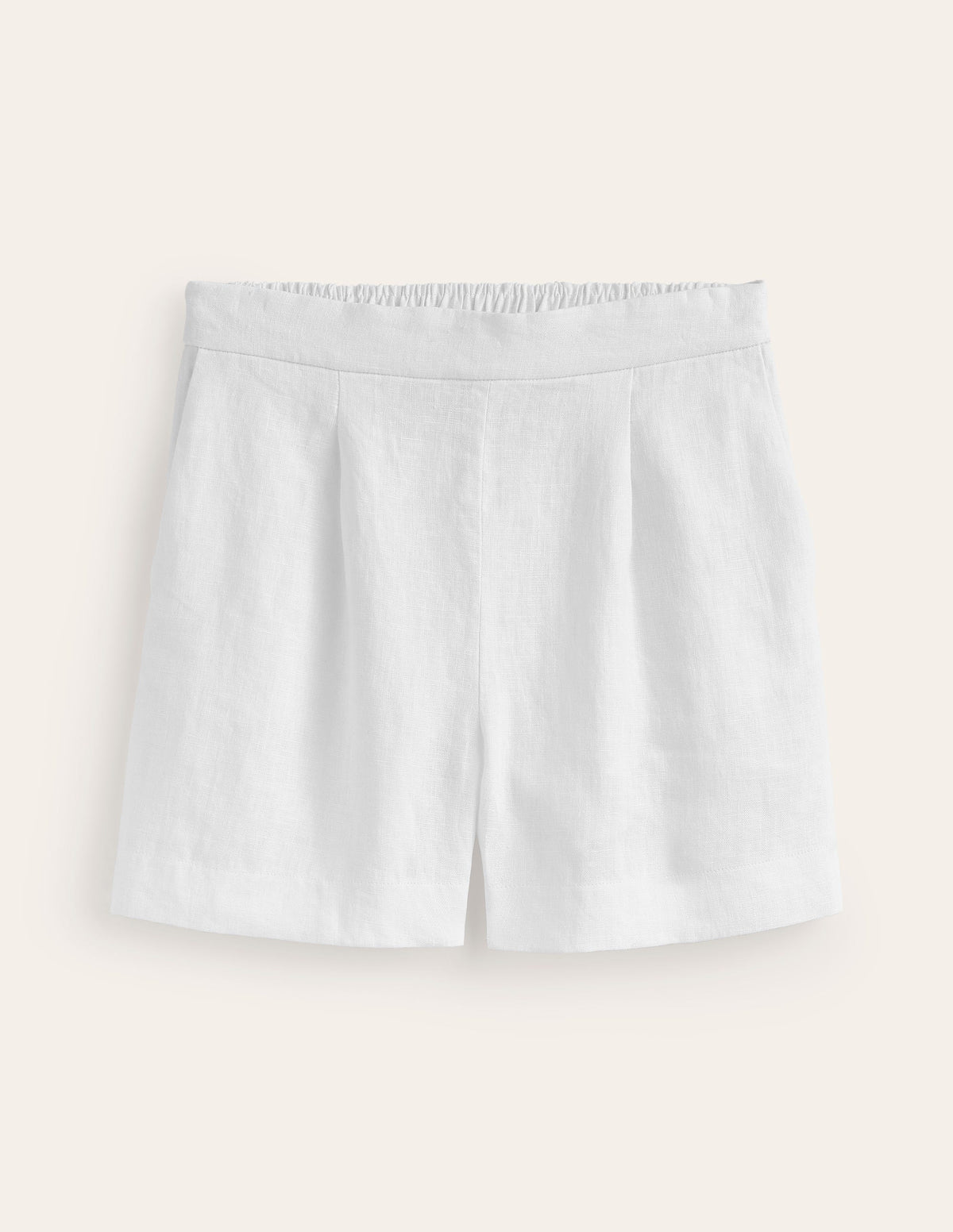 Hampstead Linen Shorts-White - Image 5