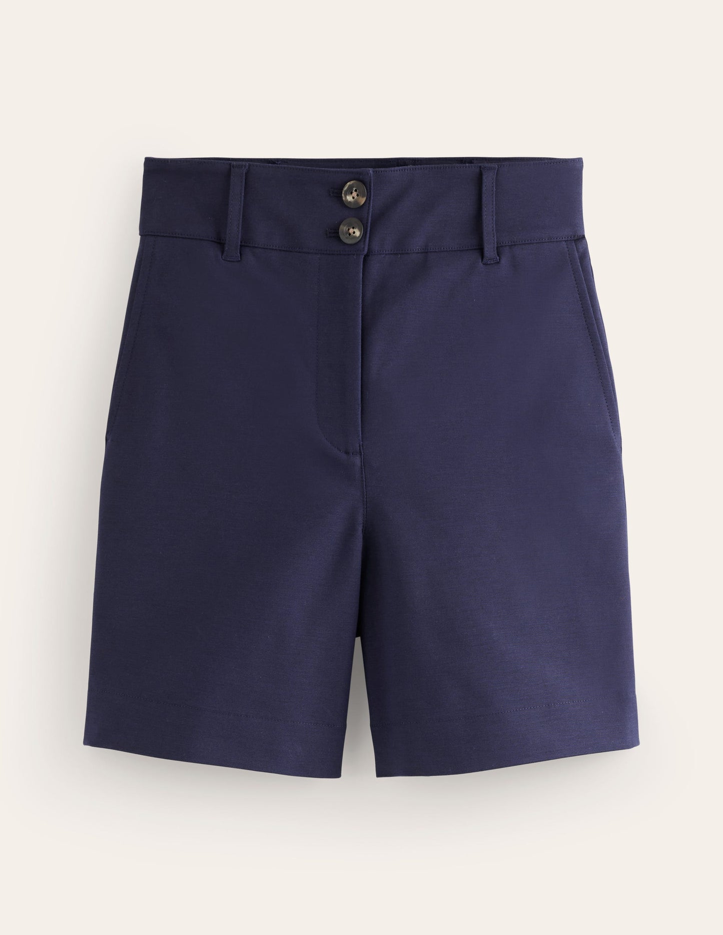 Westbourne Sateen Shorts-Navy