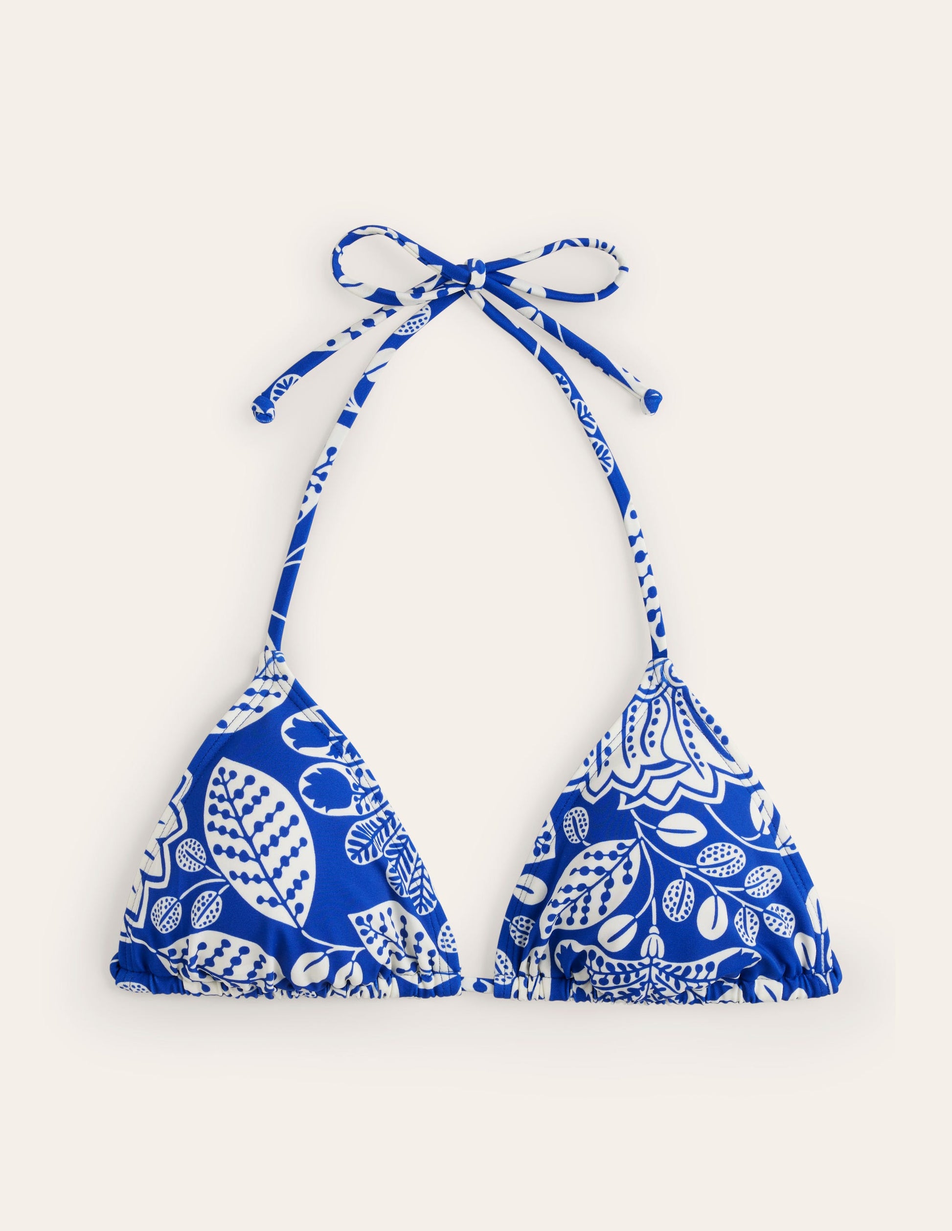 Symi String Bikini Top-Surf The Web, Gardenia Swirl-6