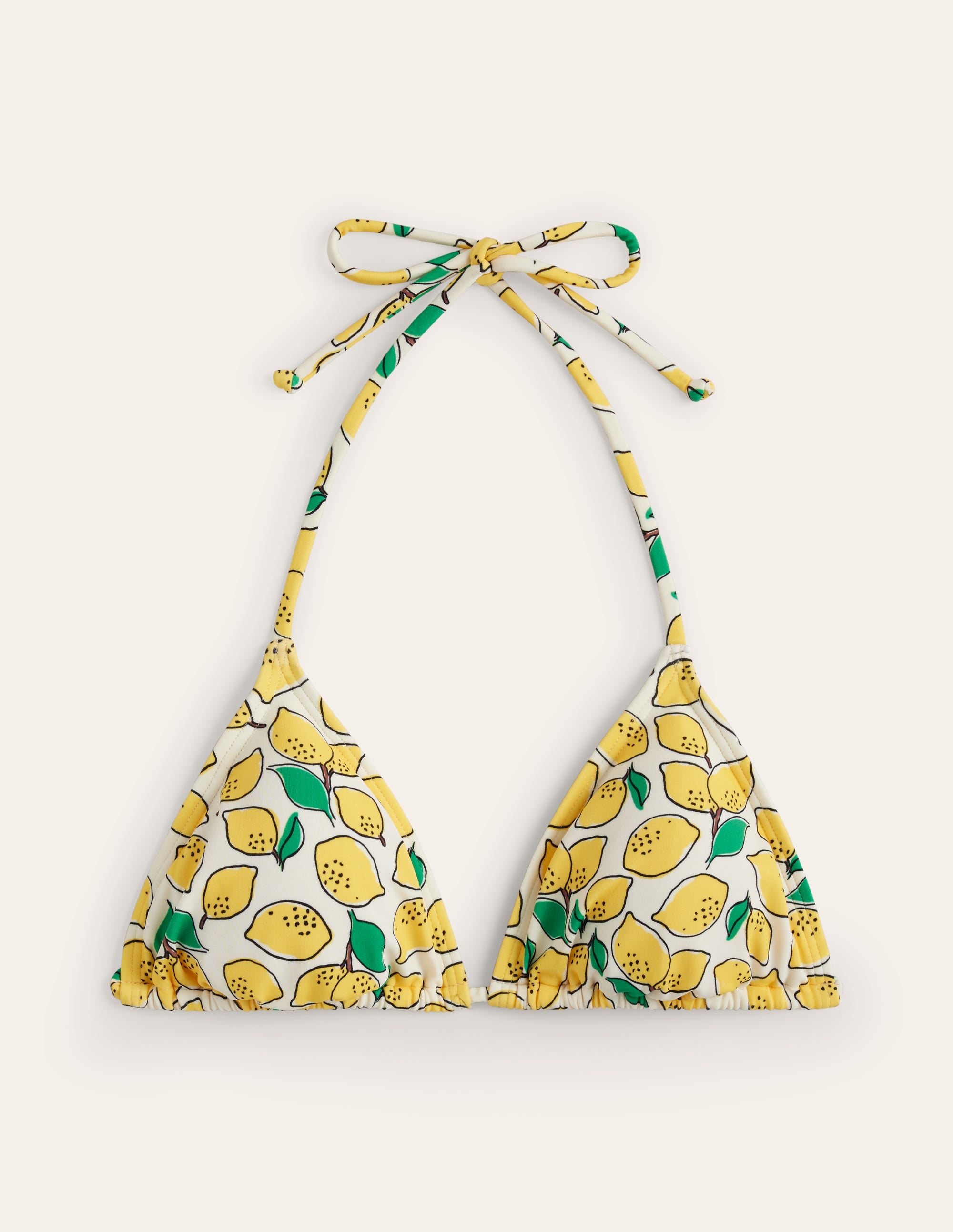 Symi String Bikini Top-Ivory, Lemons - Image 6