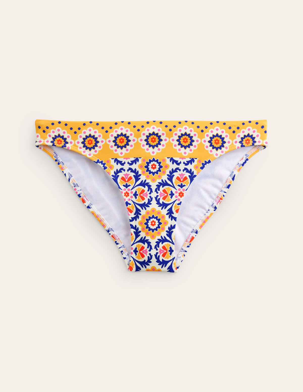 Classic Bikini Bottoms-Artisan Gold, Mosaic Tile - Image 6