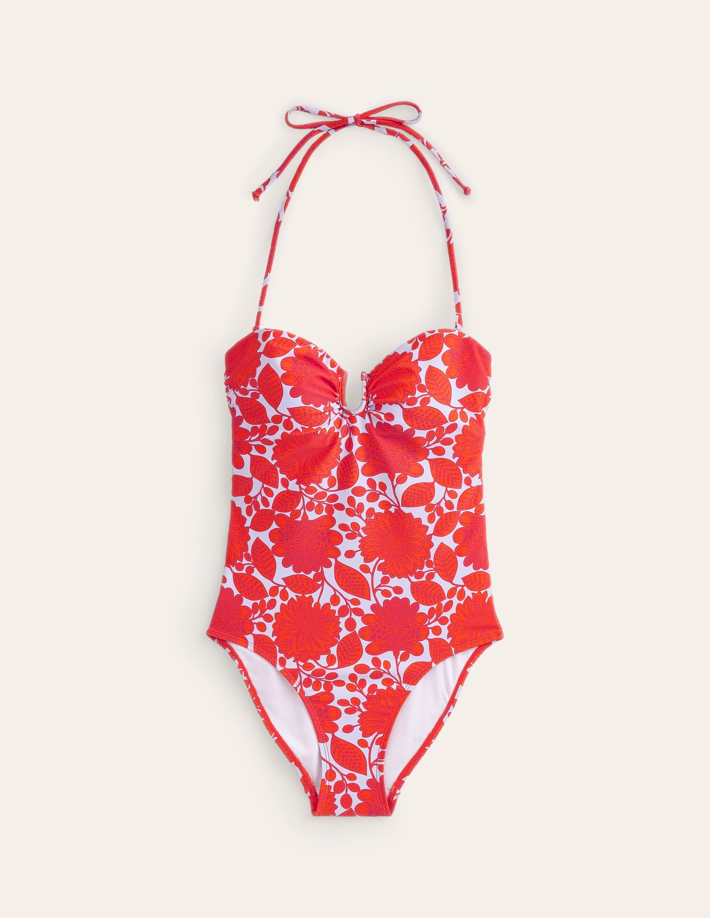 U bar Swimsuit-Fire Cracker, Gardenia Swirl