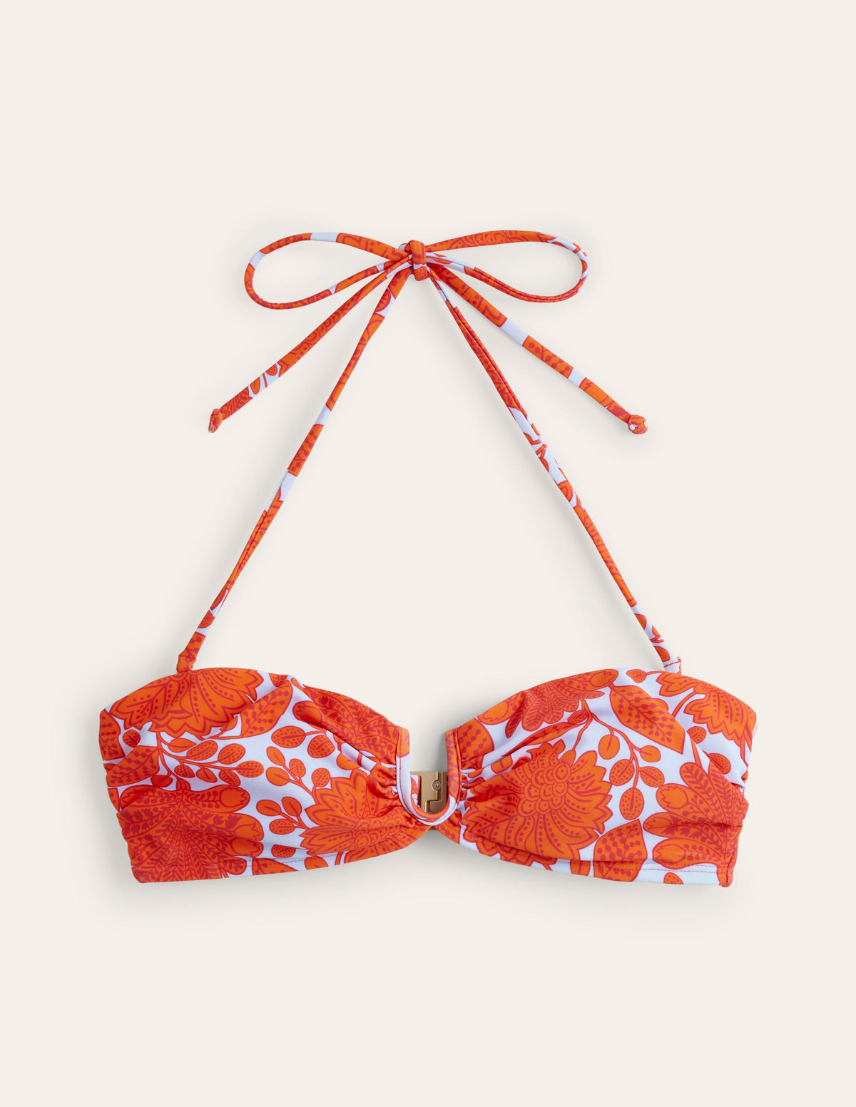 U Bar Bikini Top-Fire Cracker, Gardenia Swirl - Image 5