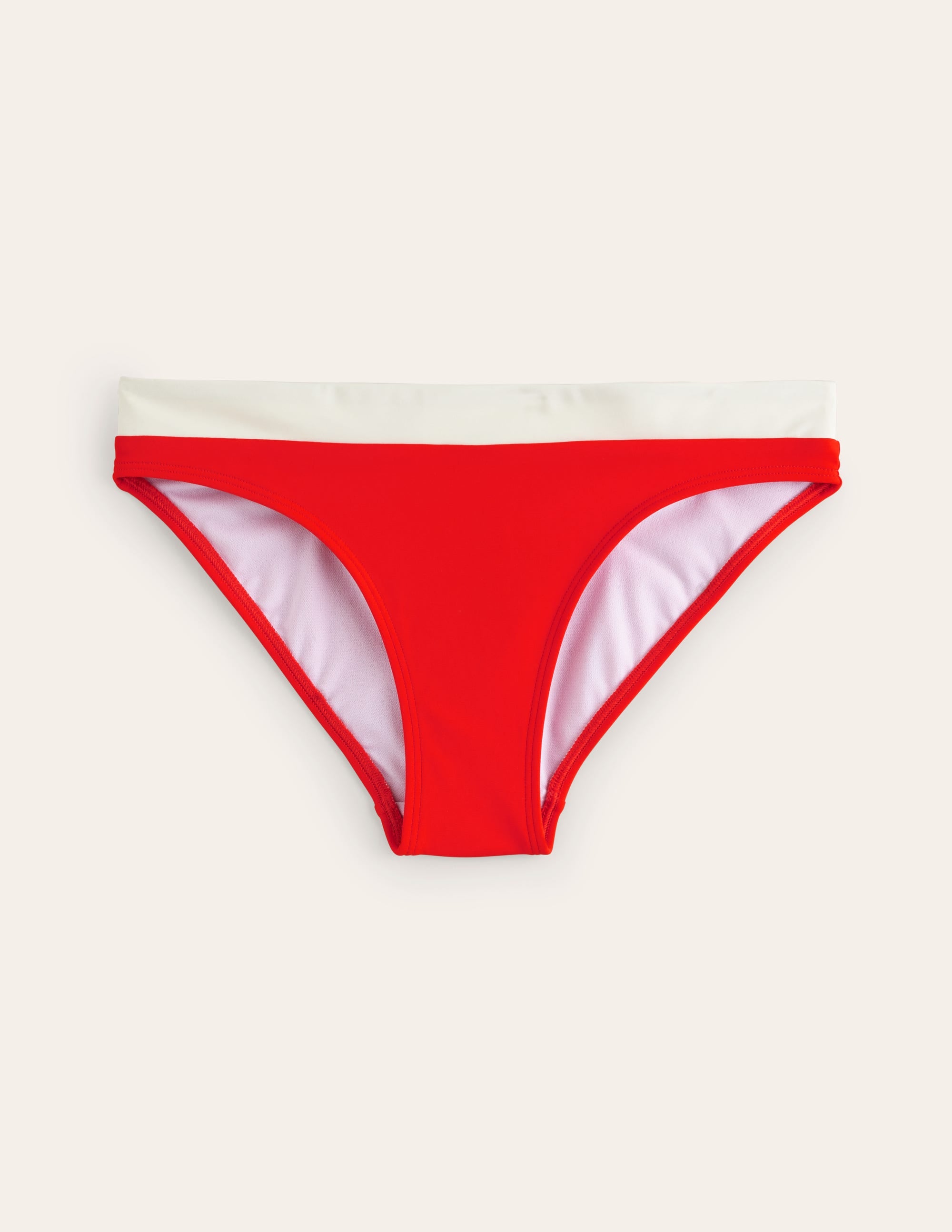 Ithaca Panel Bikini Bottoms-Orange Colourblock - Image 5