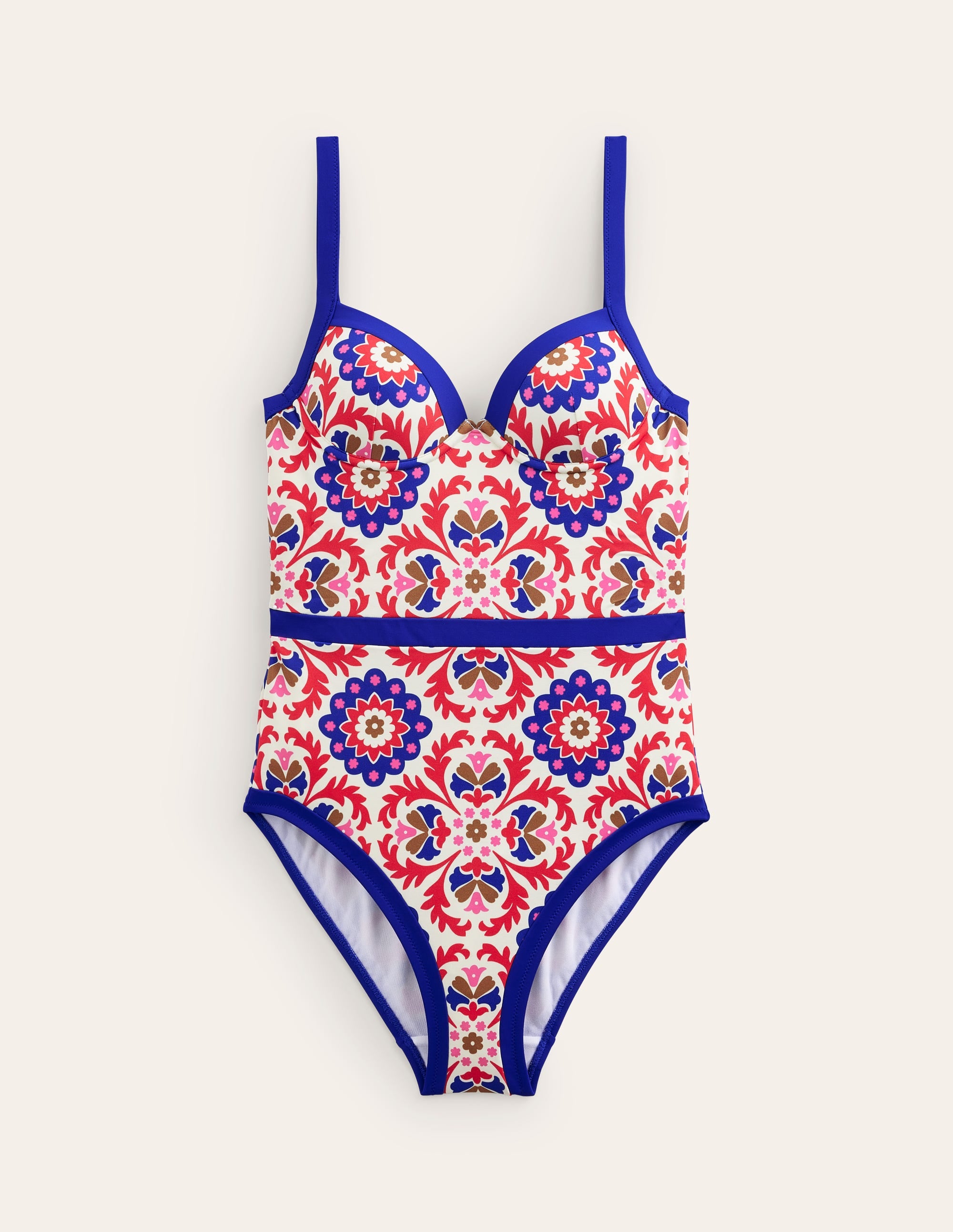 Colour Pop Cup Size Swimsuit-Rubicondo, Mosaic Bloom - Image 5