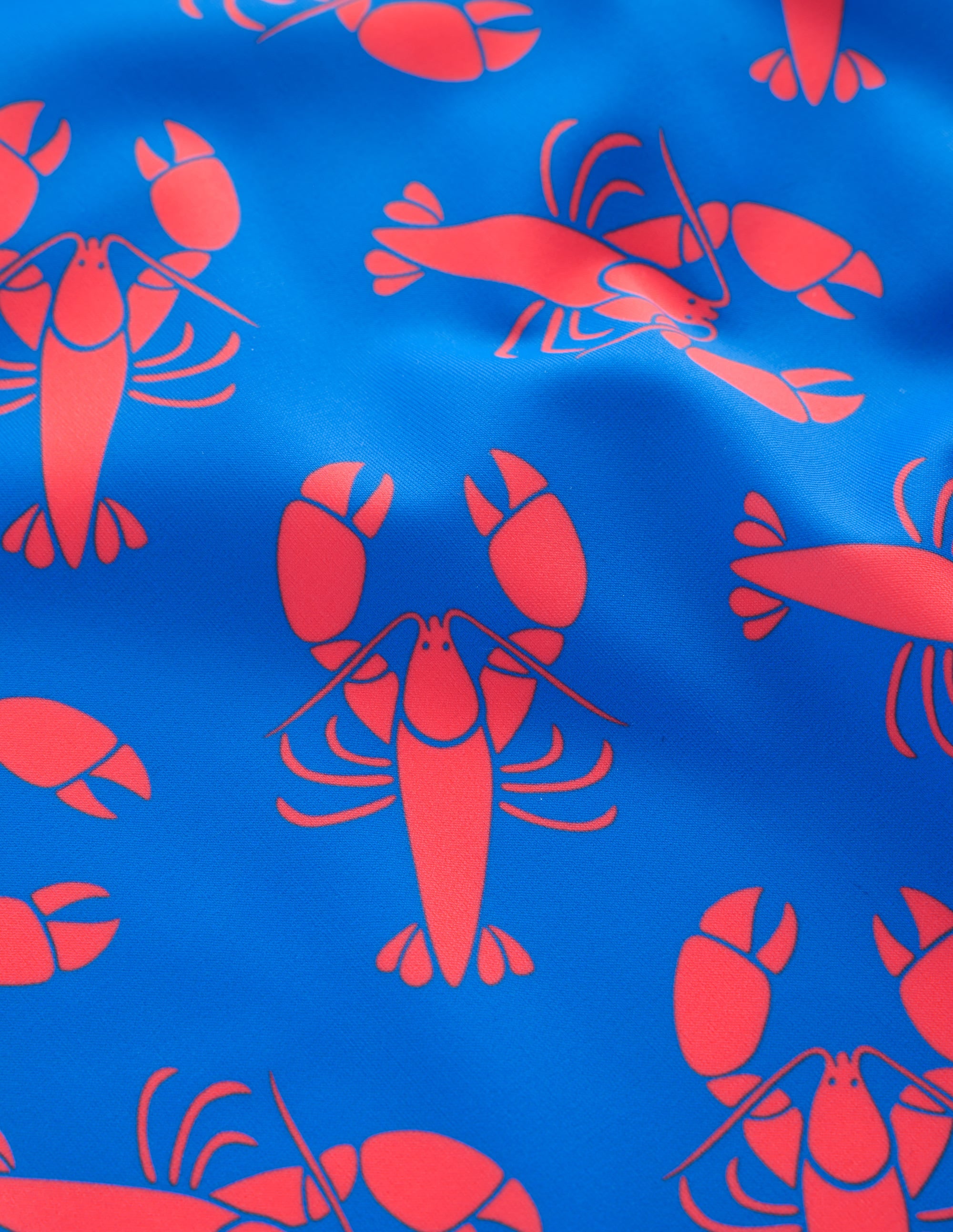 Swim Cycling Shorts-Indigo Bunting, Lobster - Image 6