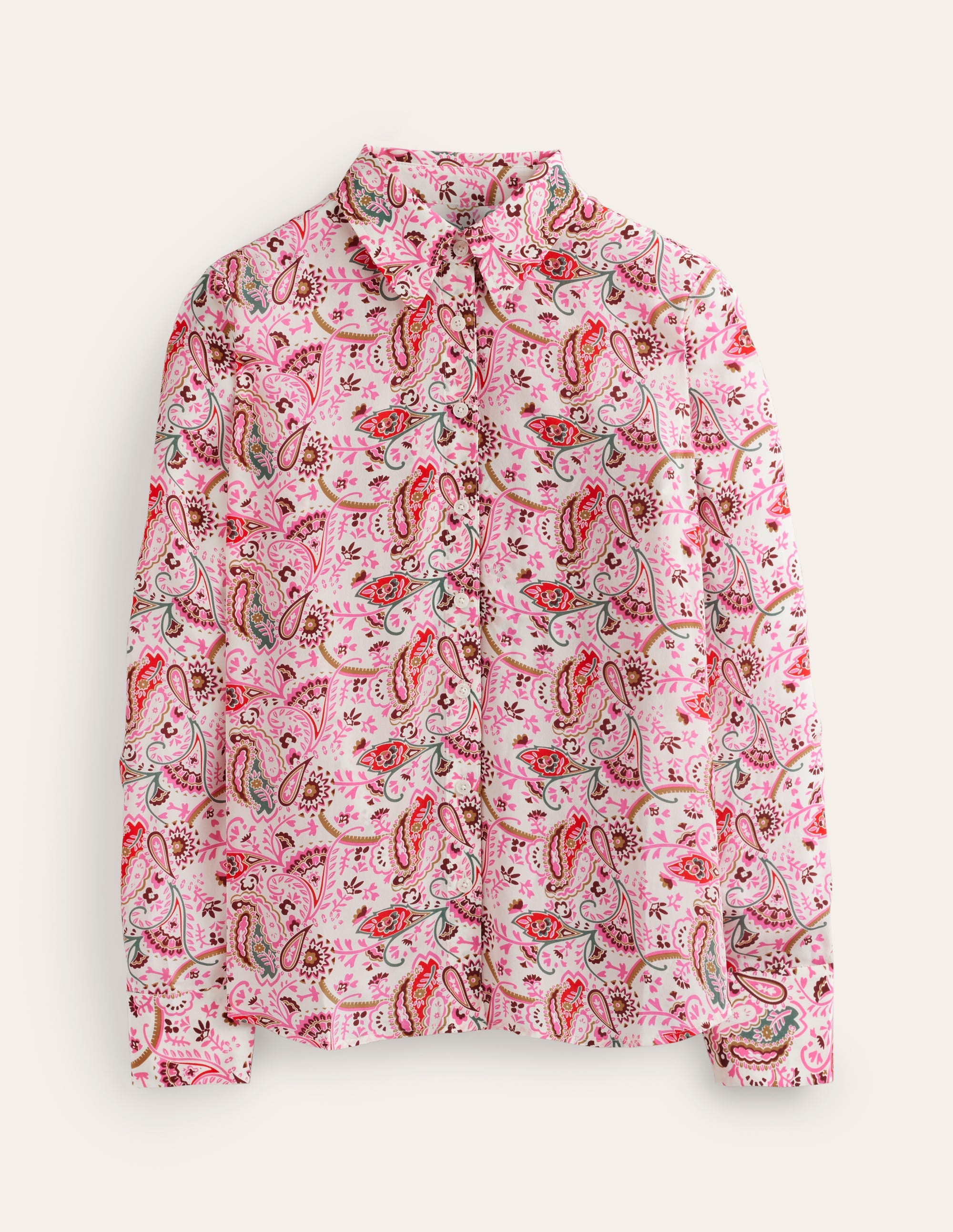 Sienna Silk Shirt-Ivory, Fantastical - Image 6