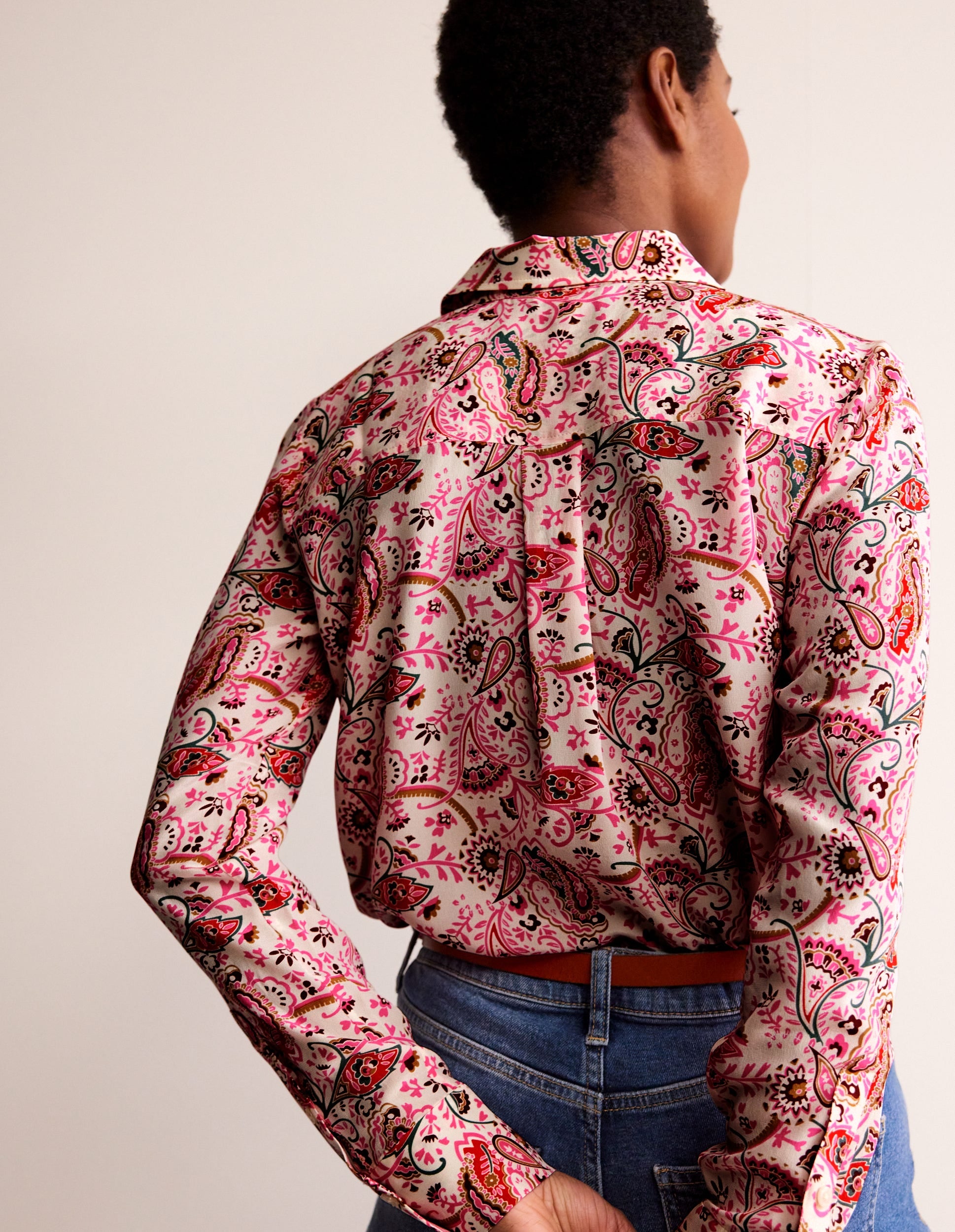 Sienna Silk Shirt-Ivory, Fantastical - Image 3