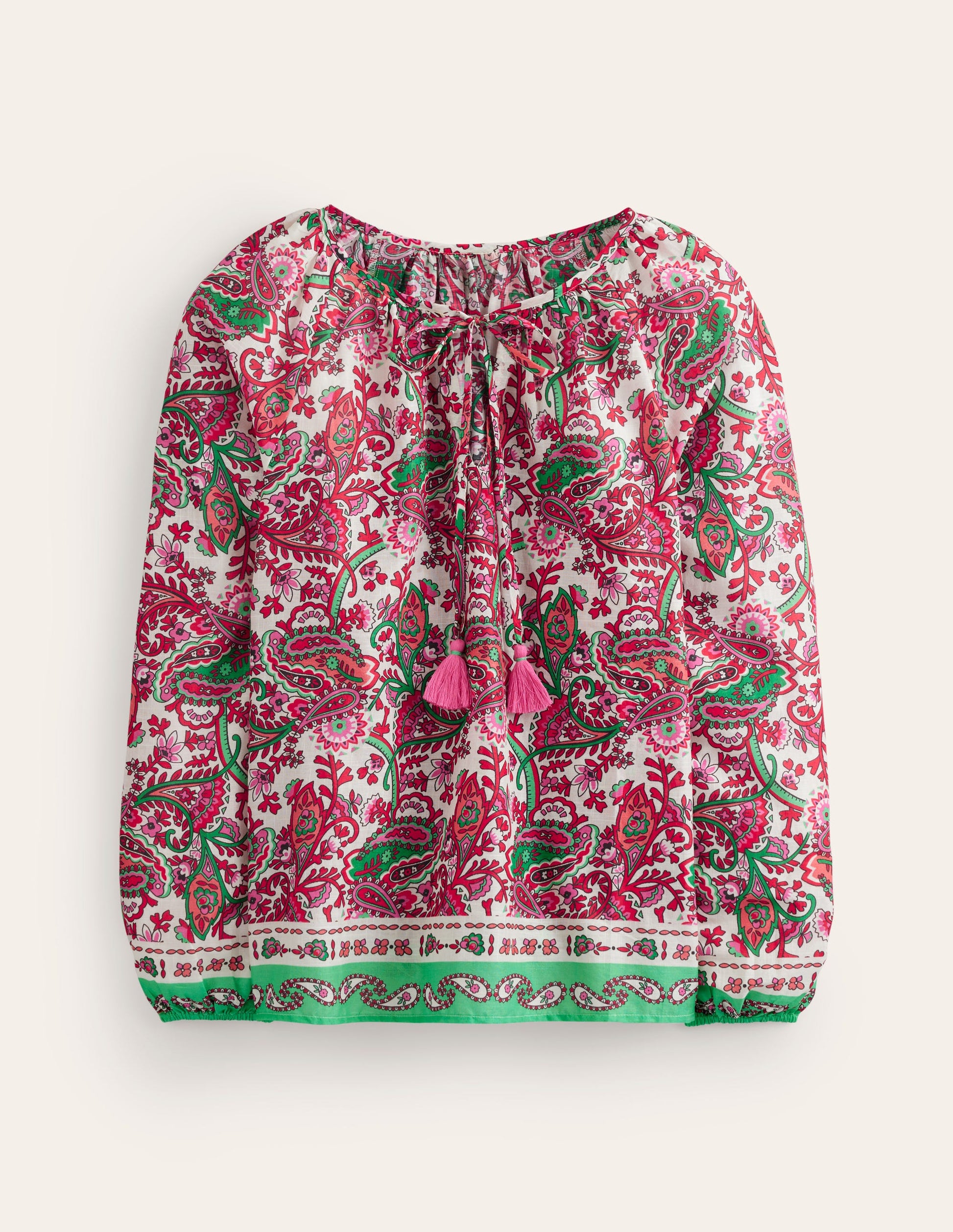 Serena Cotton Blouse-Multi, Fantastical-6