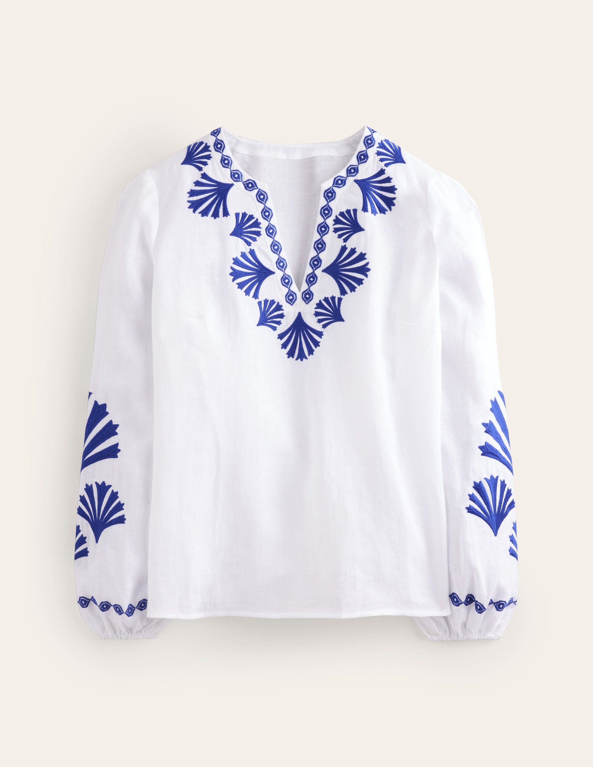 Bonnie Linen Top-Surf the Web, Shells-7