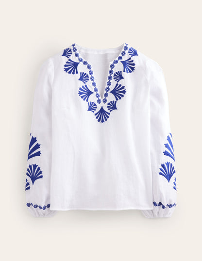 Bonnie Linen Top-Surf the Web, Shells-7