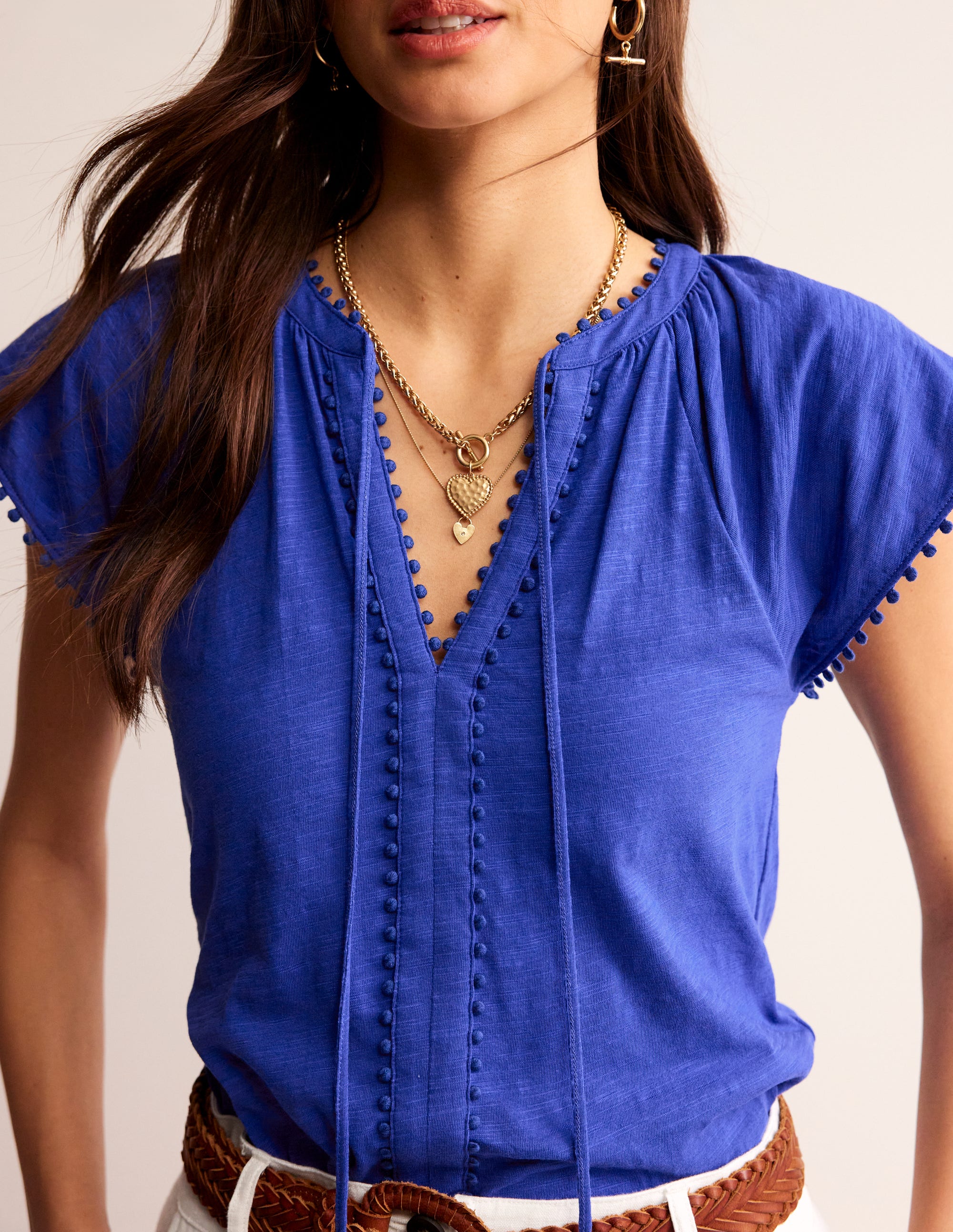 Millie Trim Detail Top-Surf The Web - Image 6