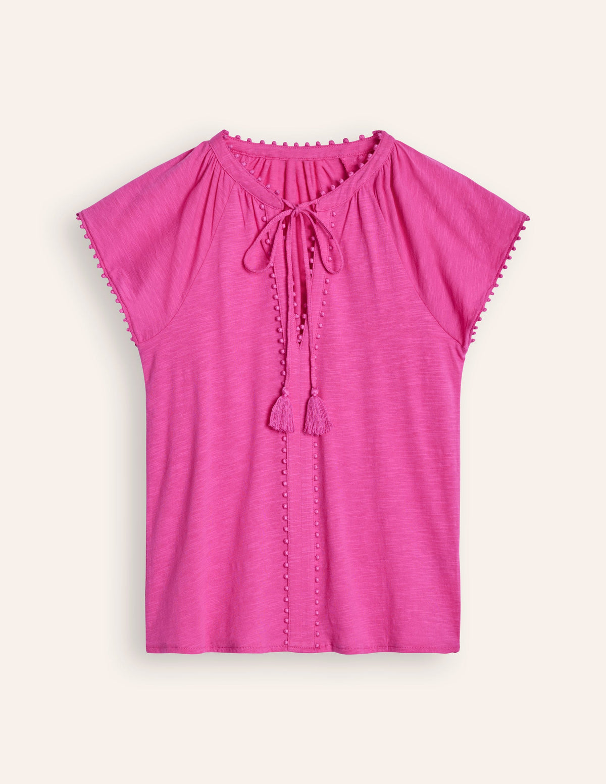 Millie Trim Detail Top-Rose Violet - Image 6