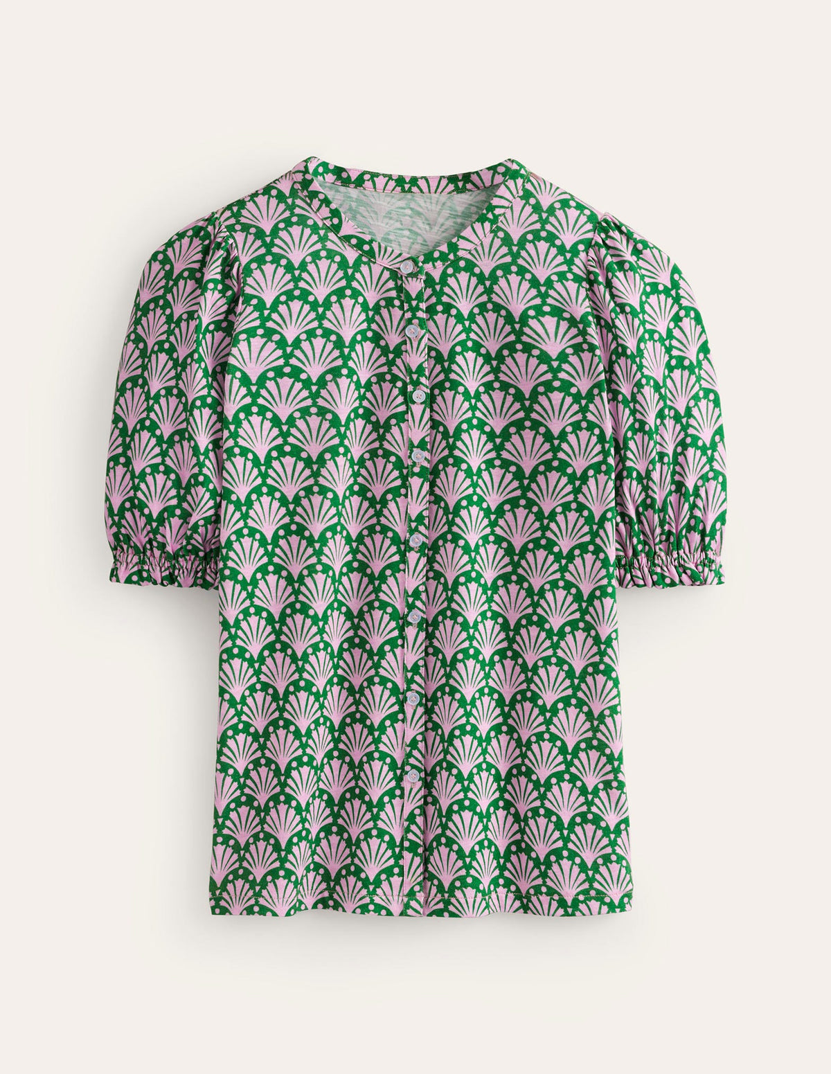 Dolly Puff Sleeve Jersey Shirt-Sweet Lilac, Shells - Image 7