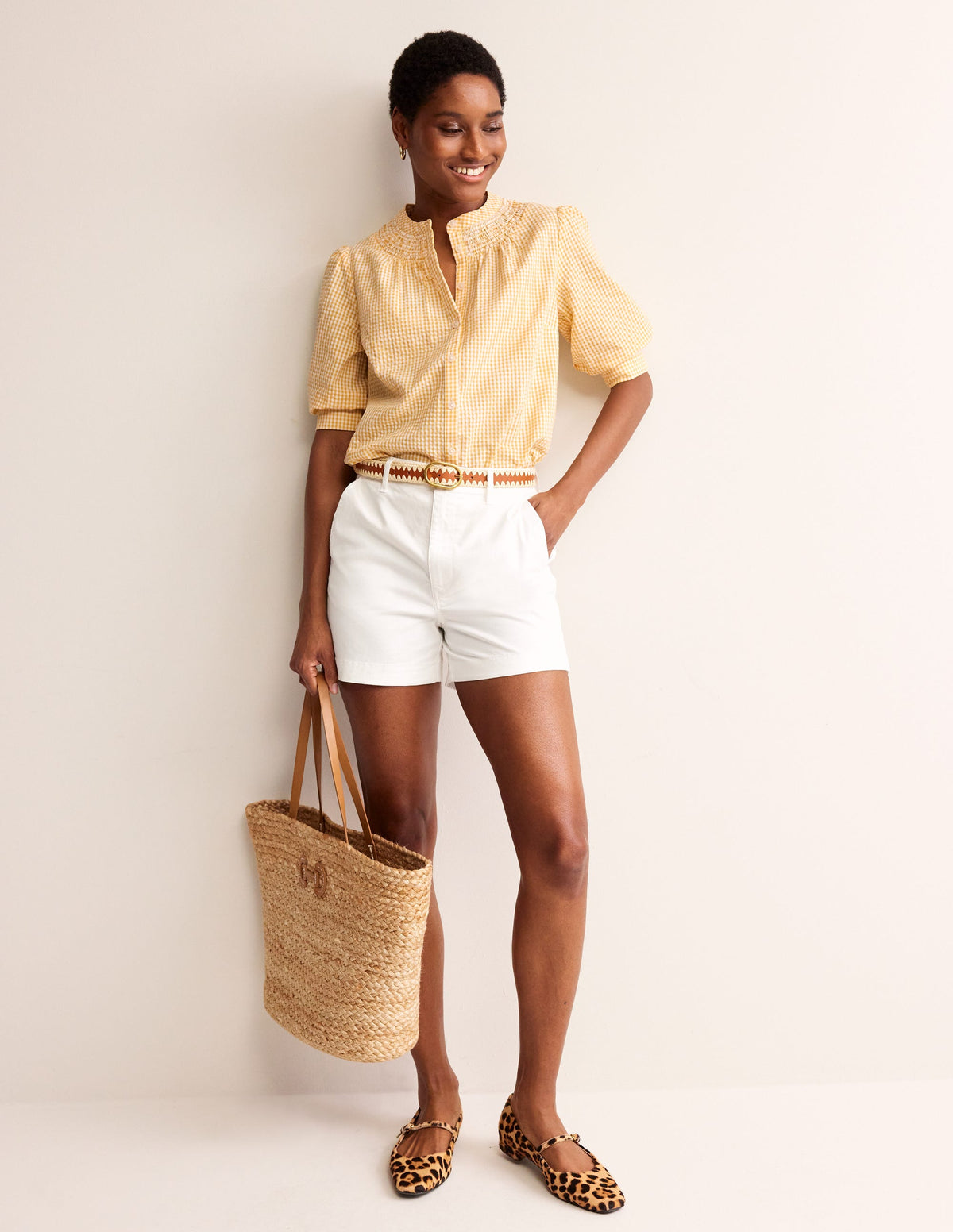 Ada Seersucker Top-Sweet Honeycomb Gingham - Image 4