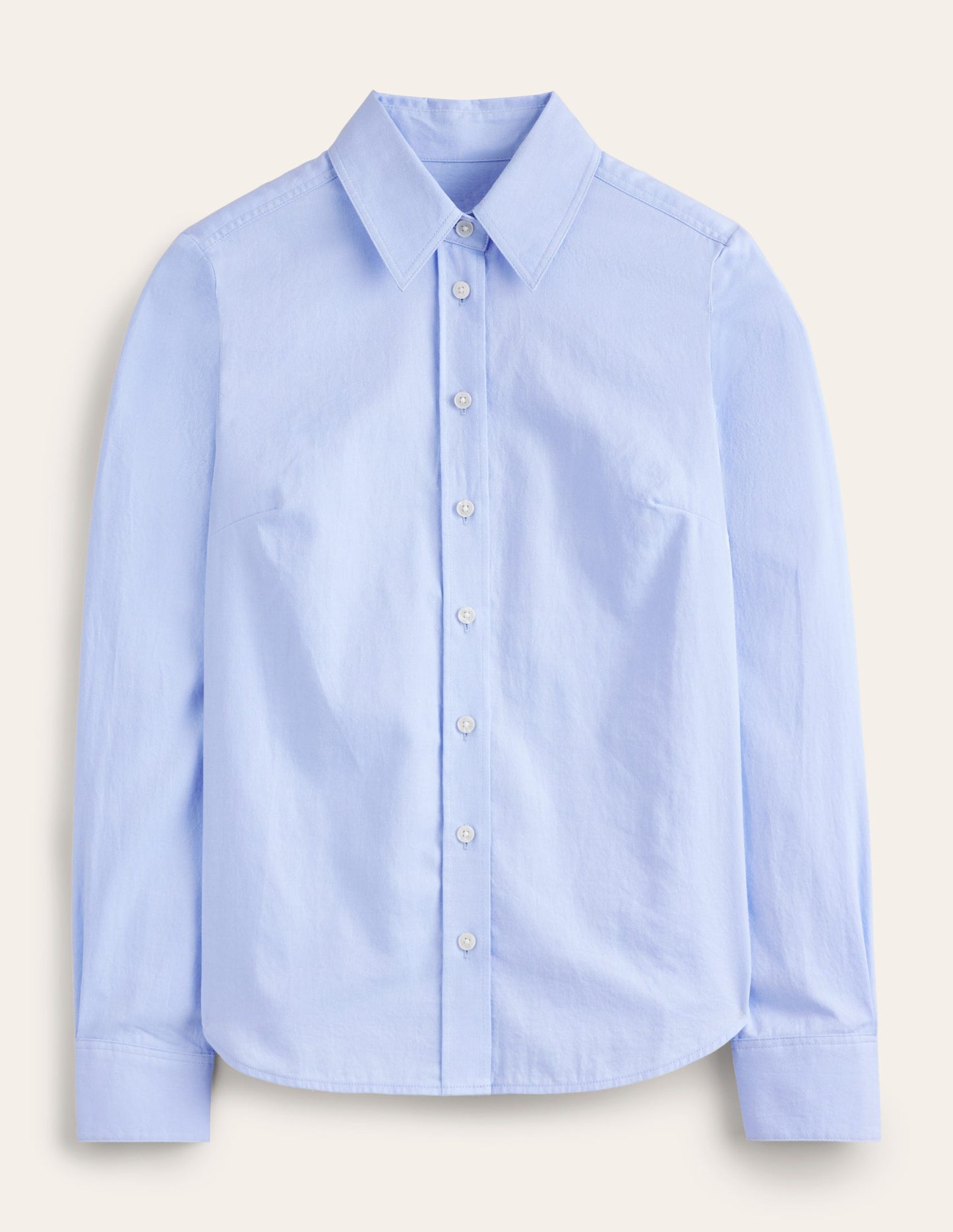 Sienna Cotton Shirt-Blue Oxford