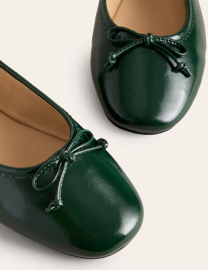 Kitty Flexi Sole Ballet Flats-Ponderosa Pine Patent