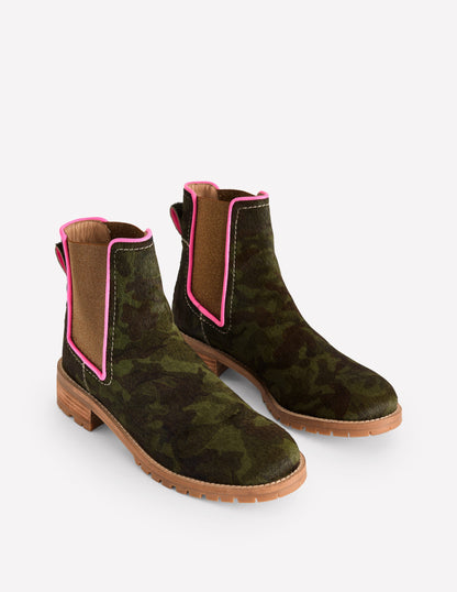 Freya Chelsea Boots-Camouflage