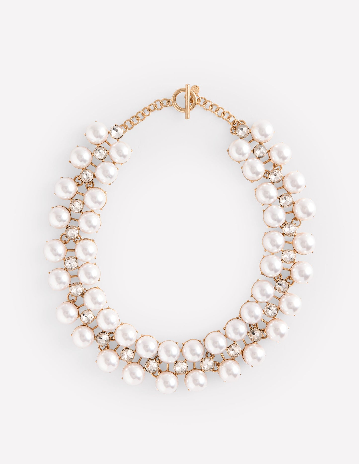 Mega Cluster Necklace-Ivory