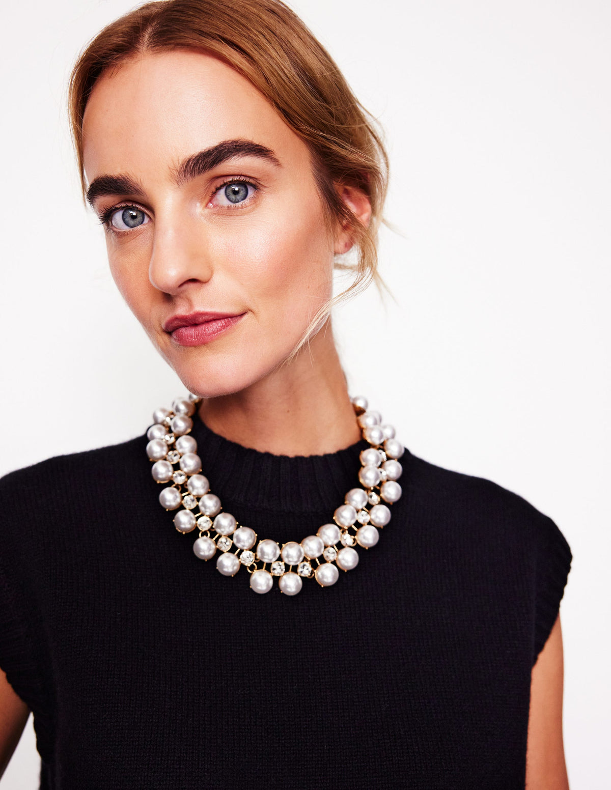 Mega Cluster Necklace-Ivory - Image 1