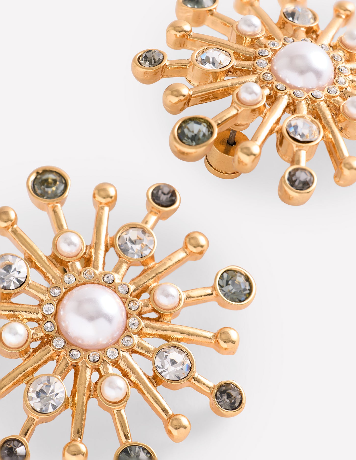 Celestial Mega Studs Earrings-Gold-4