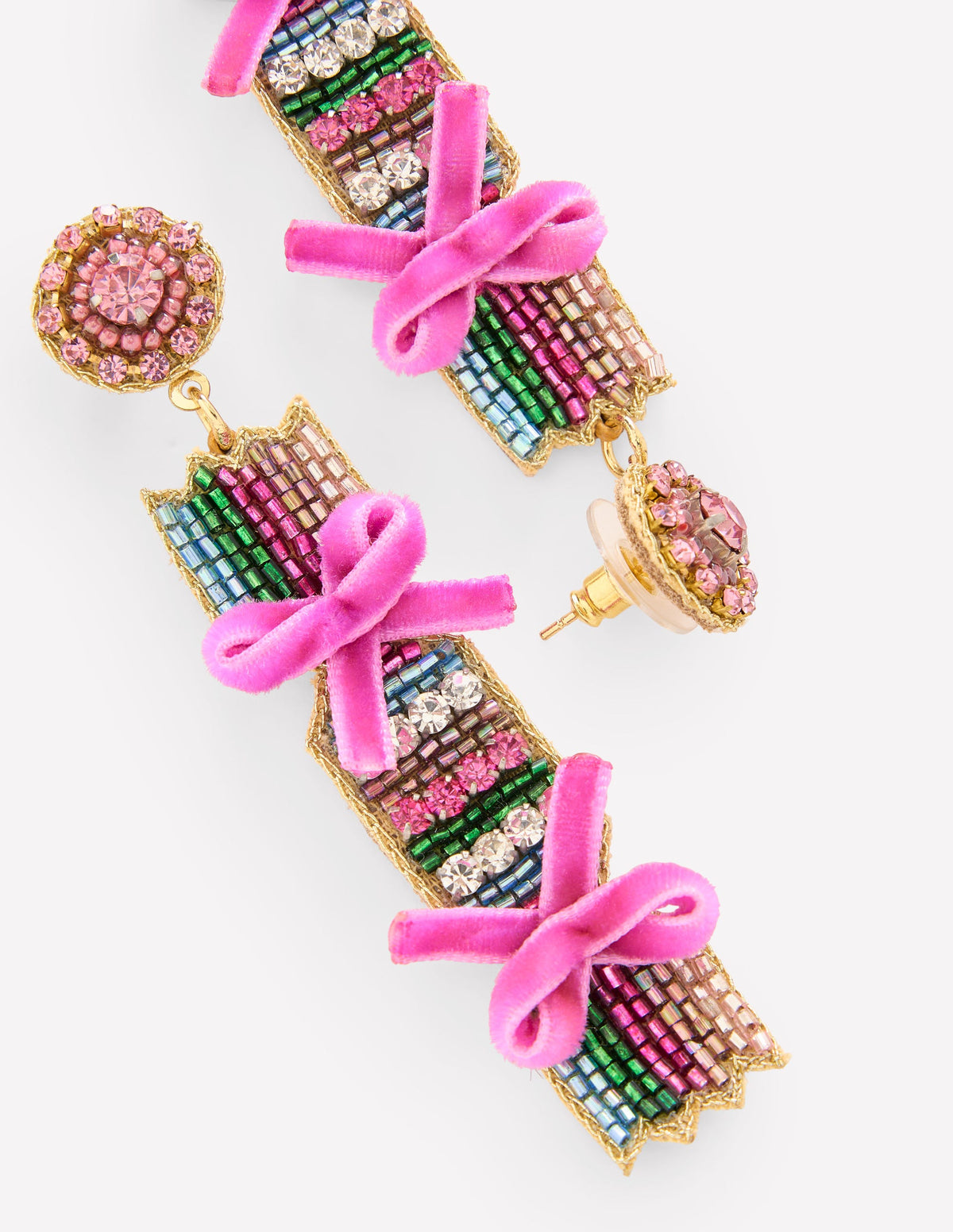 Novelty Christmas Earrings-Cracker - Image 3