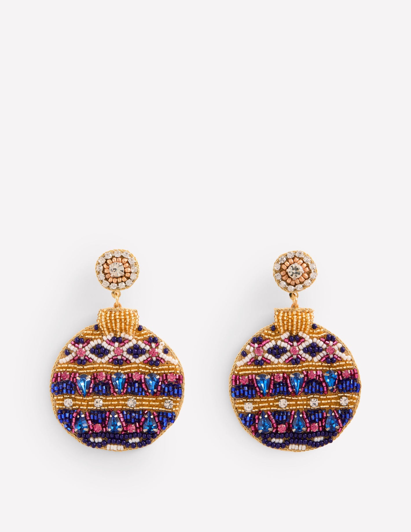 Novelty Christmas Earrings-Bauble