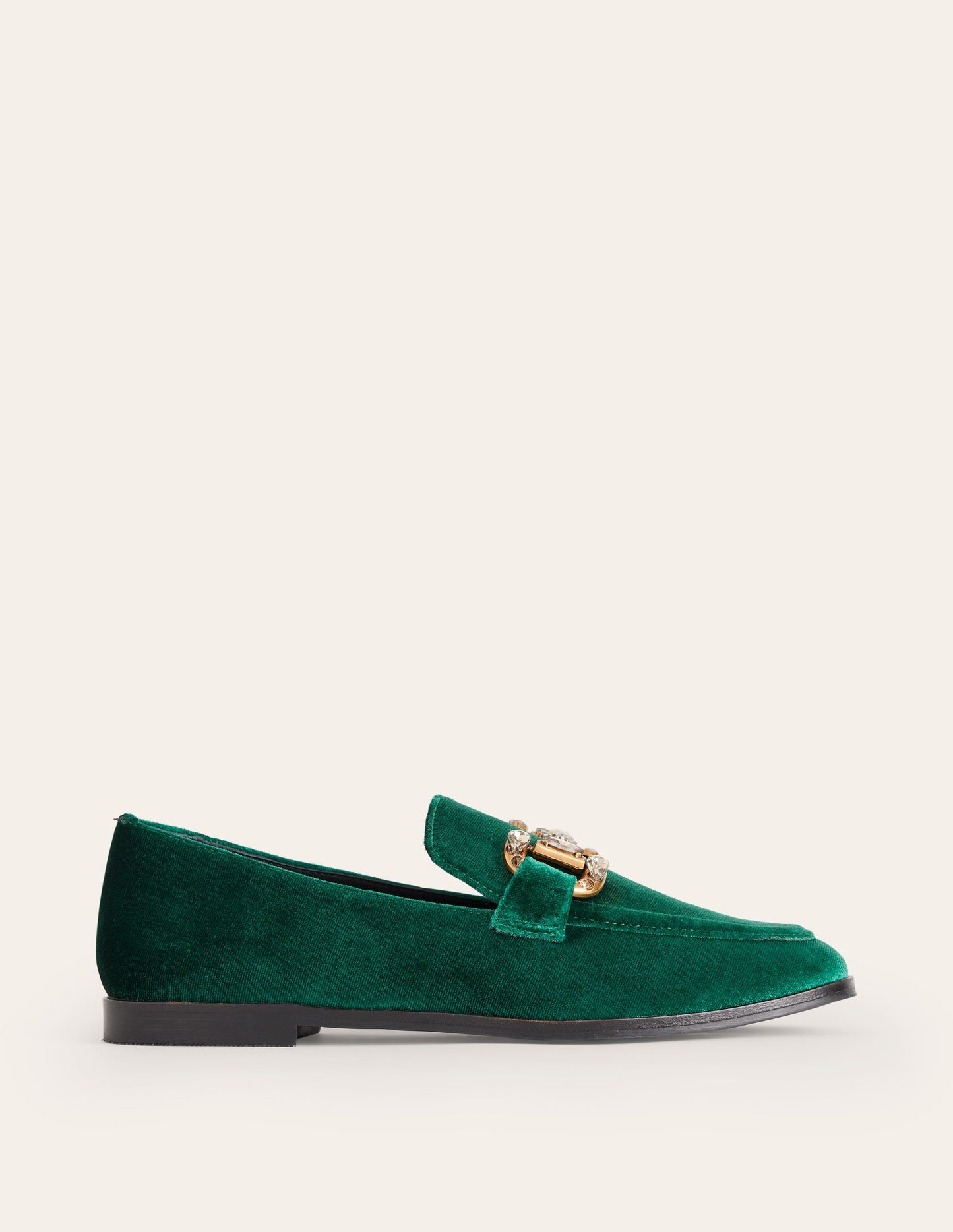 Iris Jewelled Snaffle Loafers-Glade Velvet