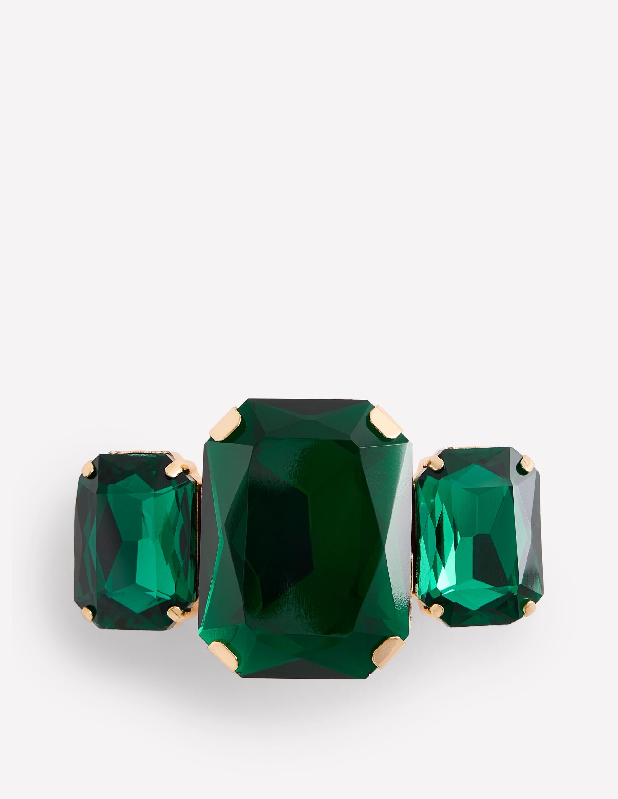 Mega Jewel Hair Slide-Green - Image 2