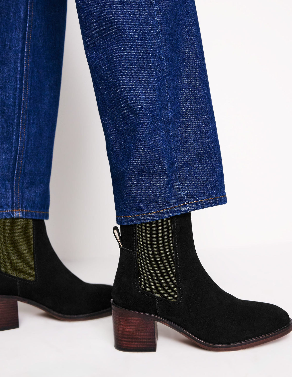 Chelsea Block Heel Boots-Black - Image 2