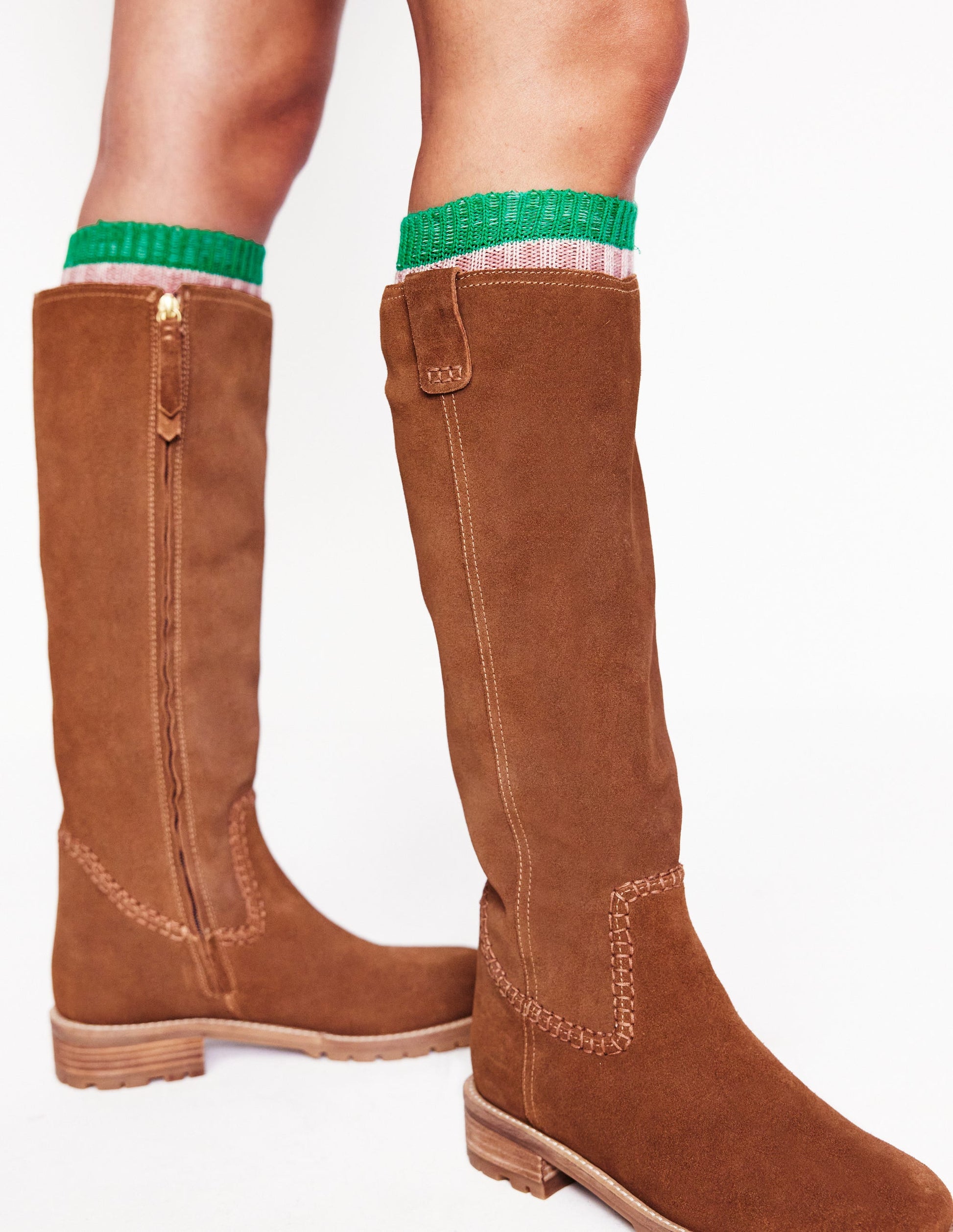 3 Pack Boot Socks-Mutli-2