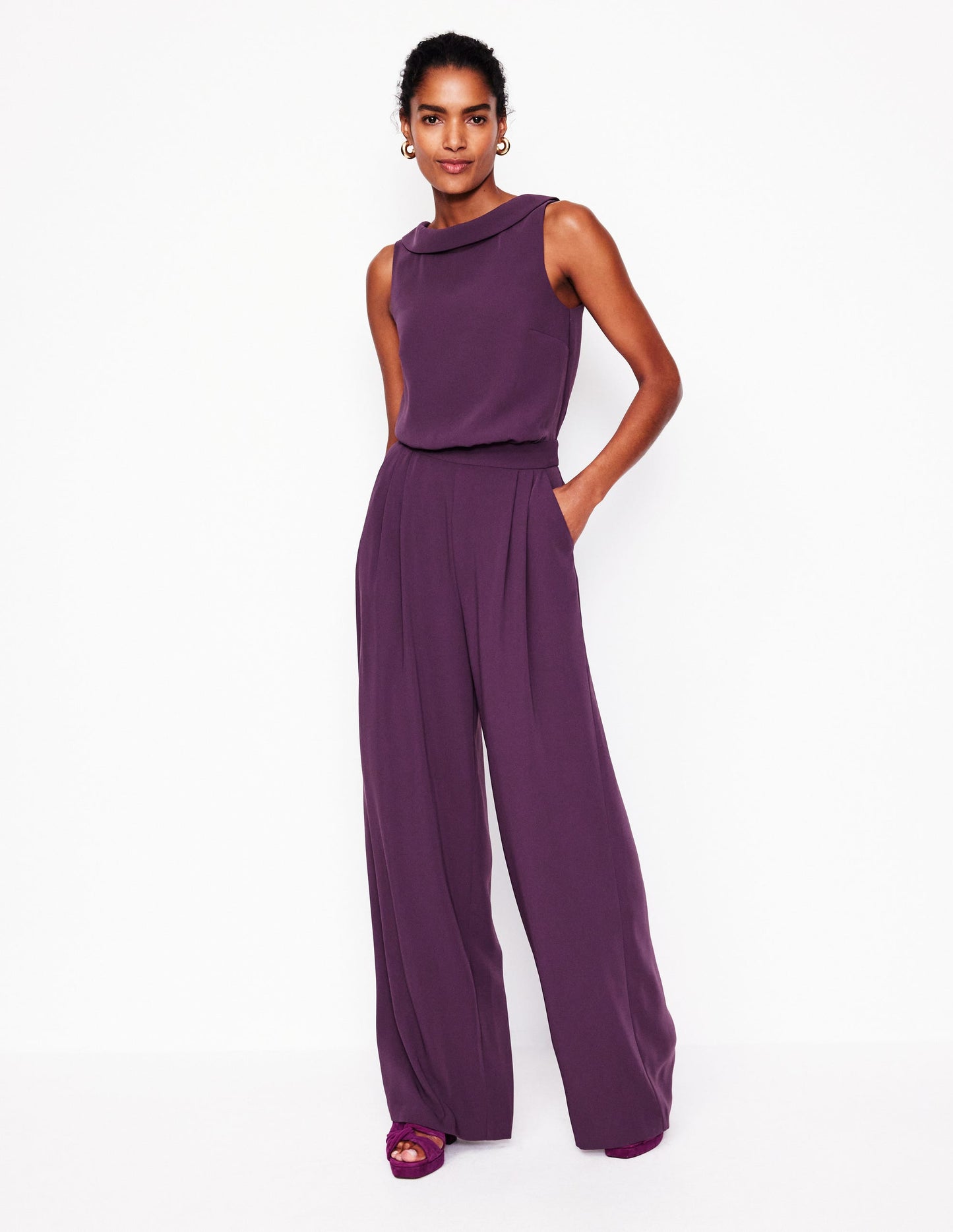 Clarissa Jumpsuit-Damson