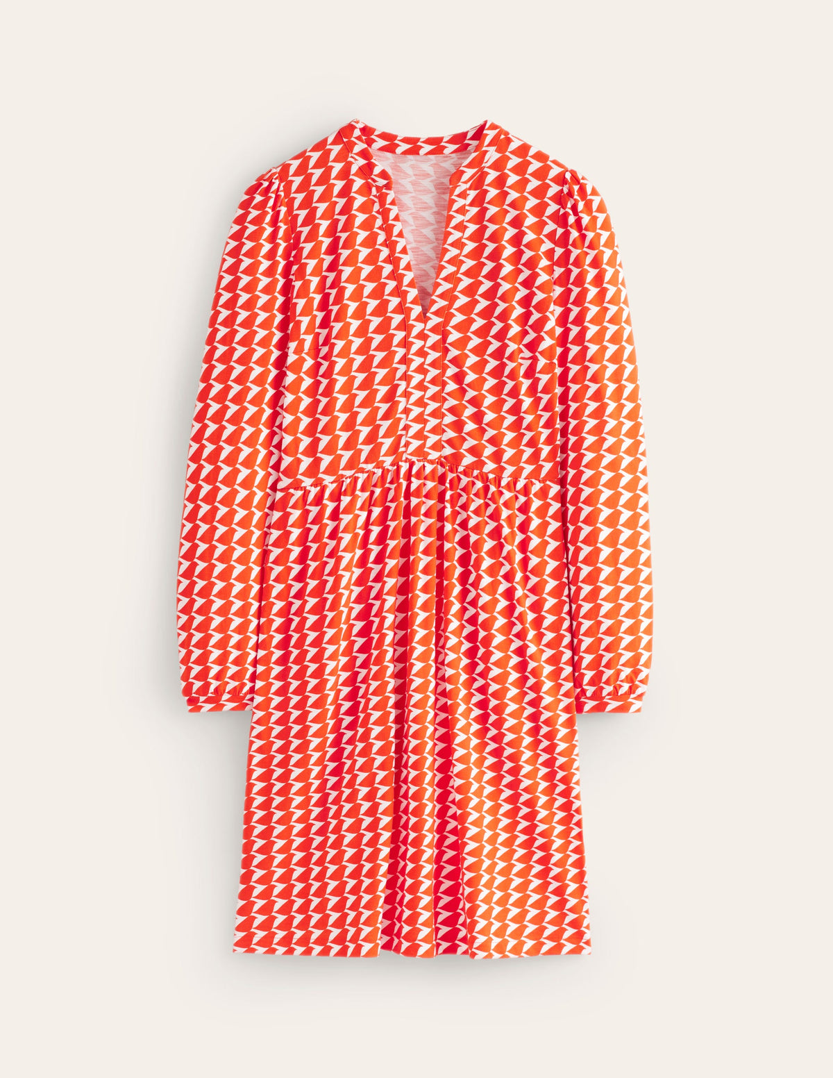 Naomi Relaxed Jersey Dress-Blaze Orange, Birdie - Image 5