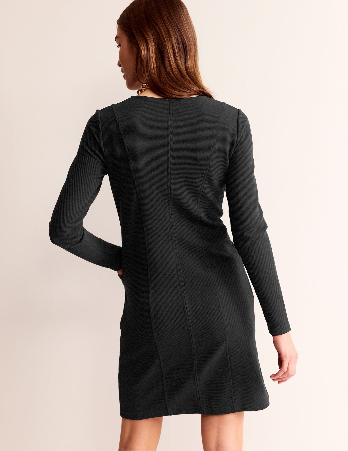 Ellen Ottoman Dress-Black