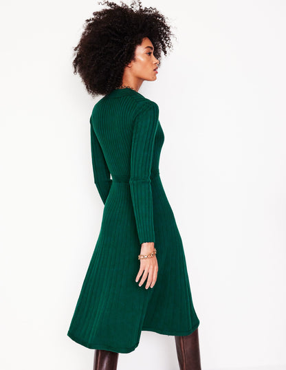 Rachel Knitted Shirt Dress-Glade