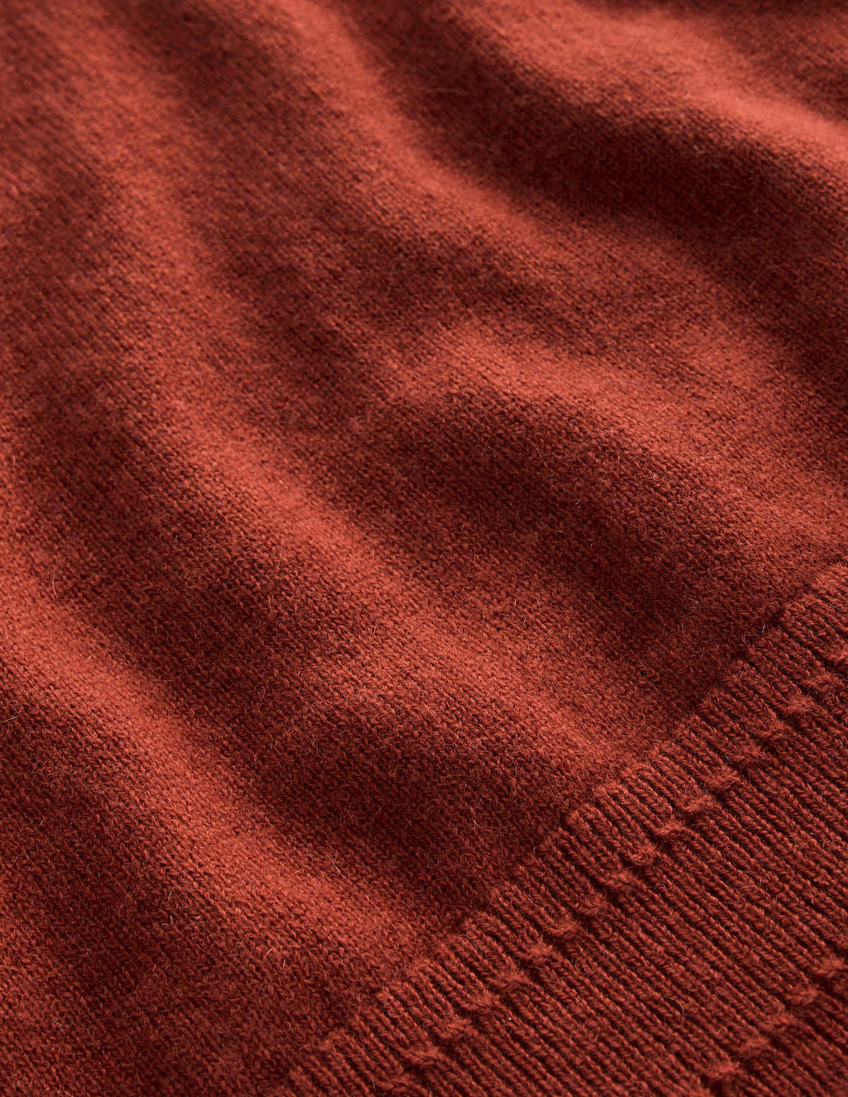 Eva Cashmere V-Neck Sweater-Copper Brown - Image 6