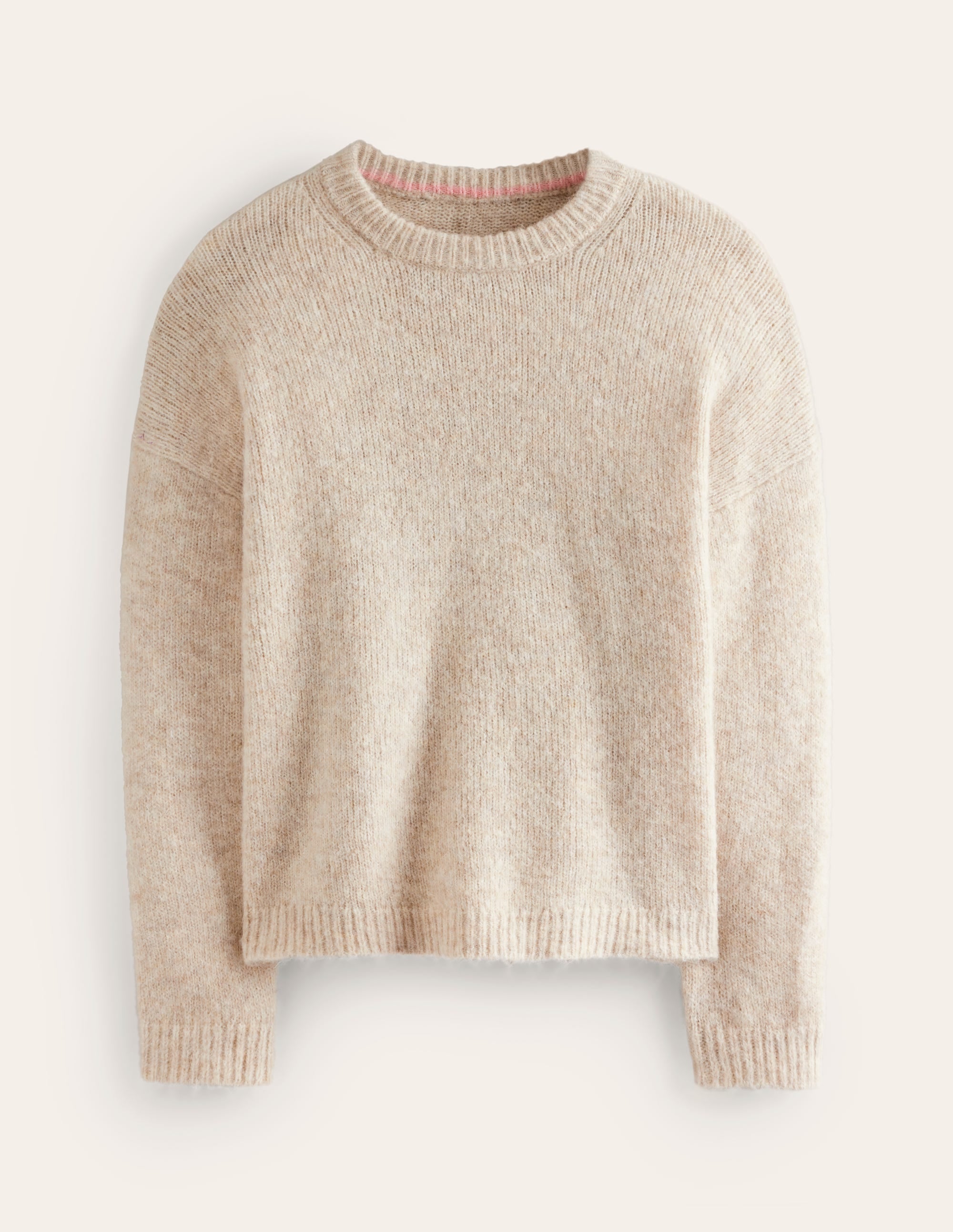 Rosemary Relaxed Sweater-Oatmeal Melange - Image 6