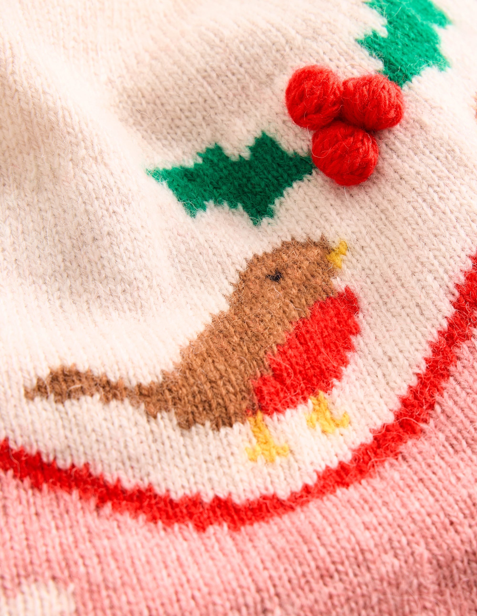 Edie Fair Isle Sweater-Quartz Pink, Robins - Image 8