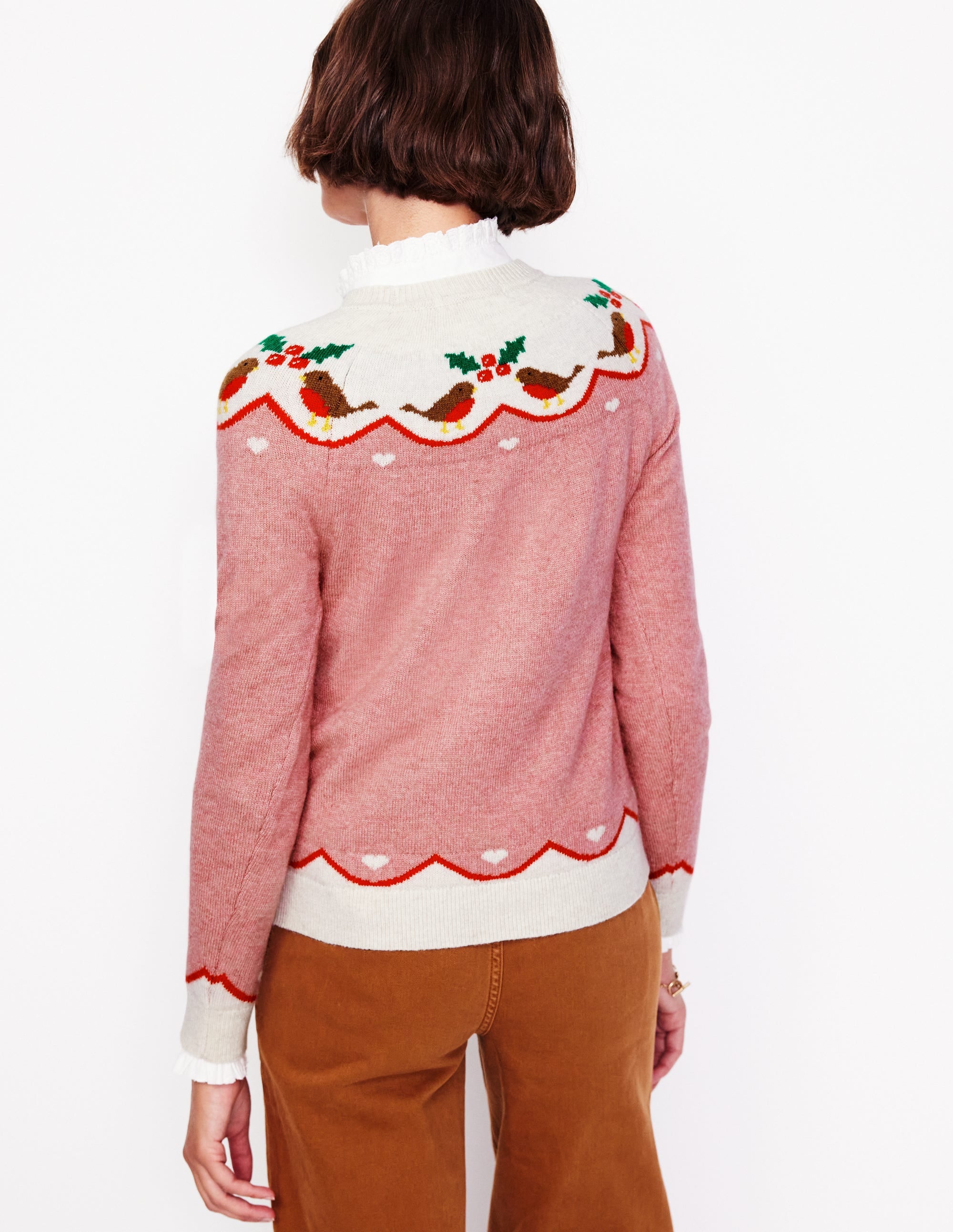 Edie Fair Isle Sweater-Quartz Pink, Robins - Image 3