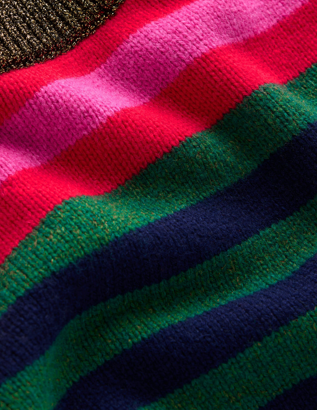 Olivia Merino Sweater-Multi, Rainbow Stripe - Image 9