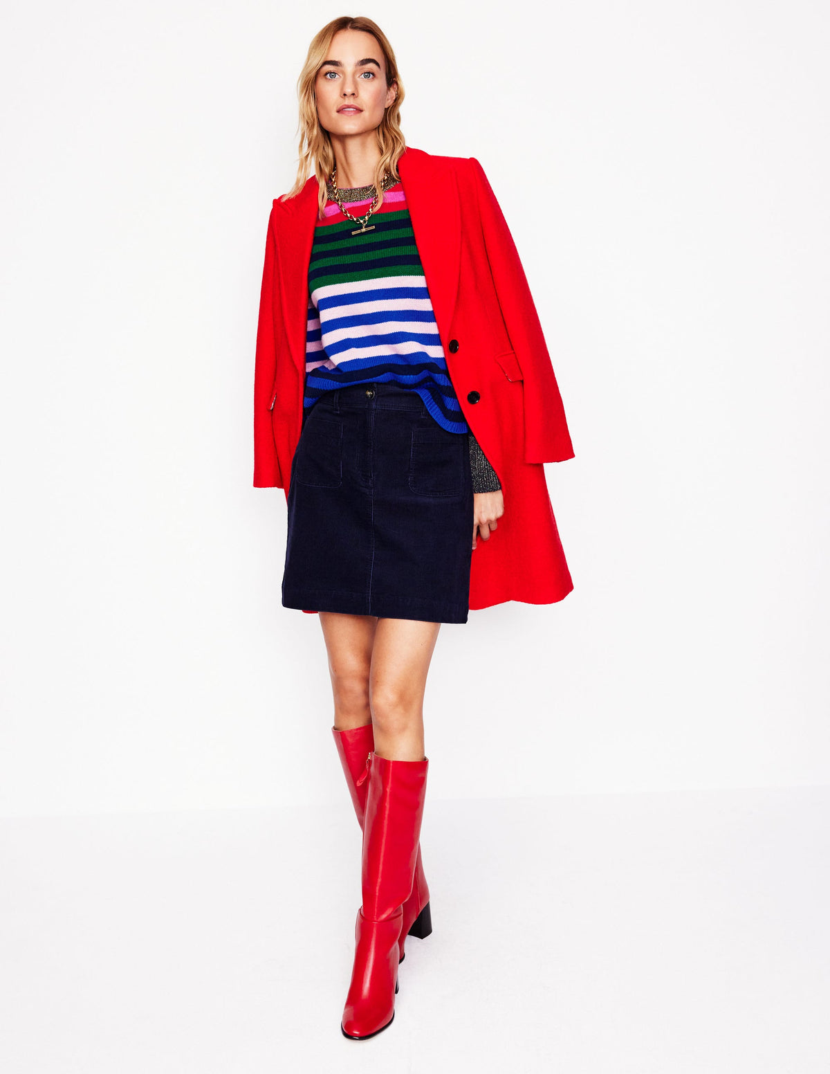 Olivia Merino Sweater-Multi, Rainbow Stripe - Image 6