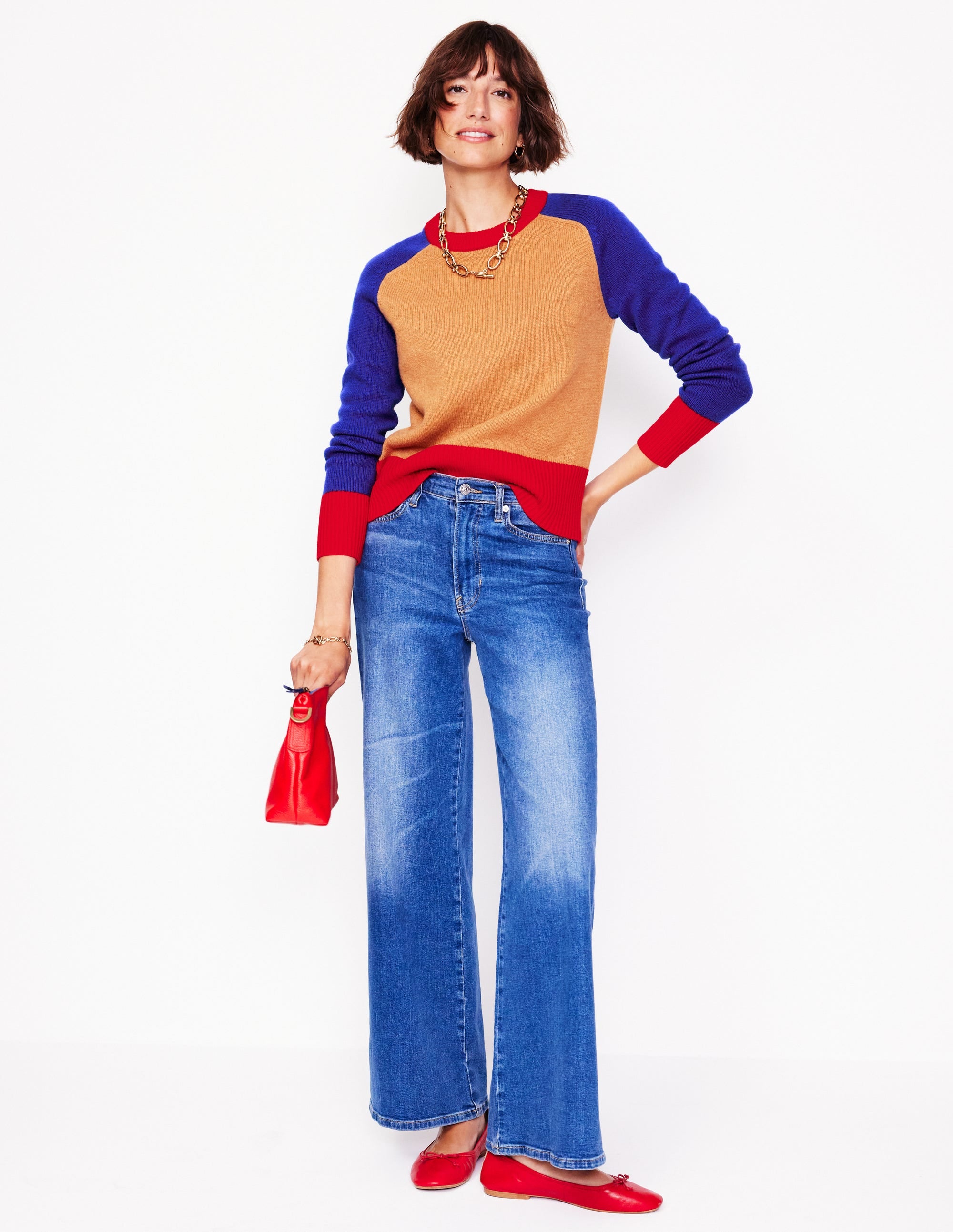 Olivia Merino Sweater-Chinchilla Melange - Image 4