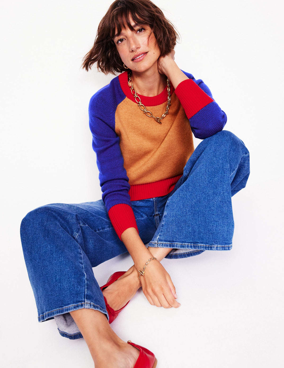 Olivia Merino Sweater-Chinchilla Melange - Image 5