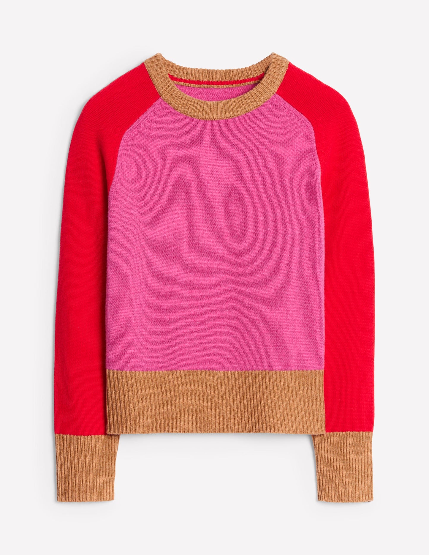 Olivia Merino Sweater-Party Pink