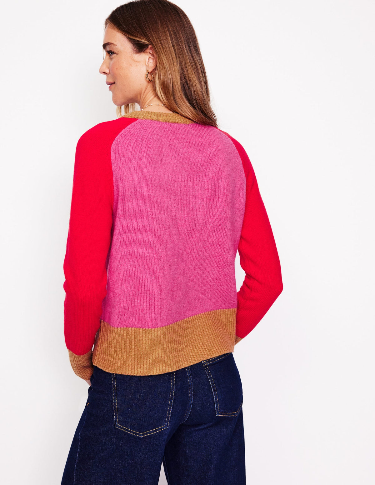 Olivia Merino Sweater-Party Pink - Image 2